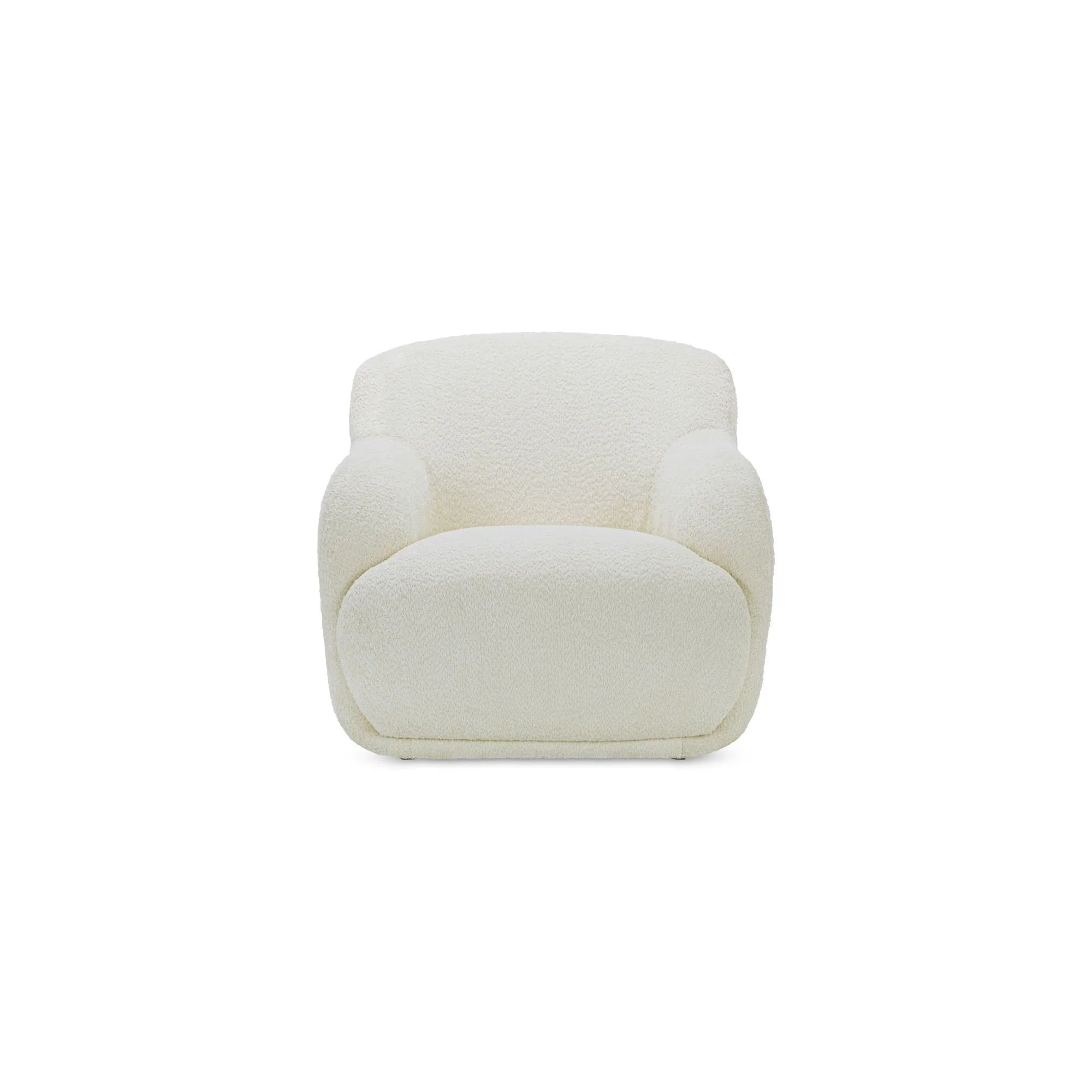 Moe's Home Collection Stevie Cream Lounge Chair