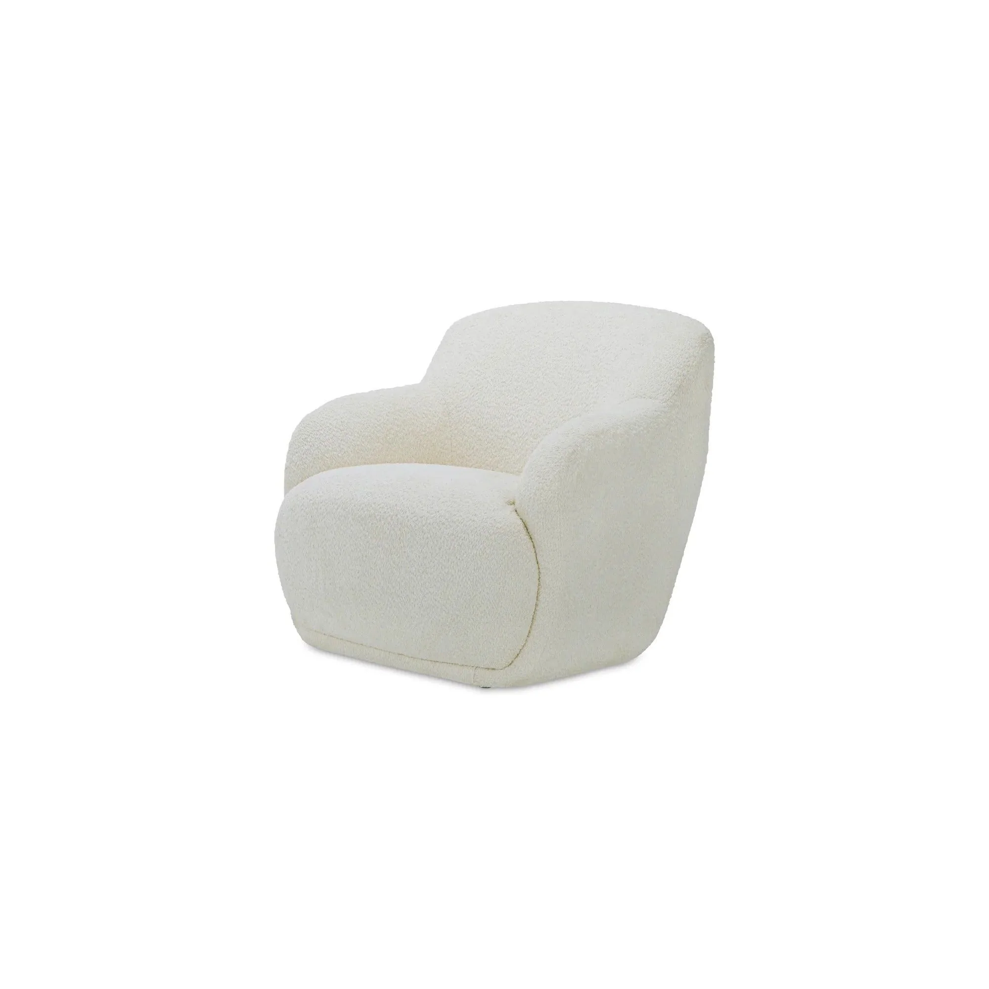 Moe's Home Collection Stevie Cream Lounge Chair - Image 5