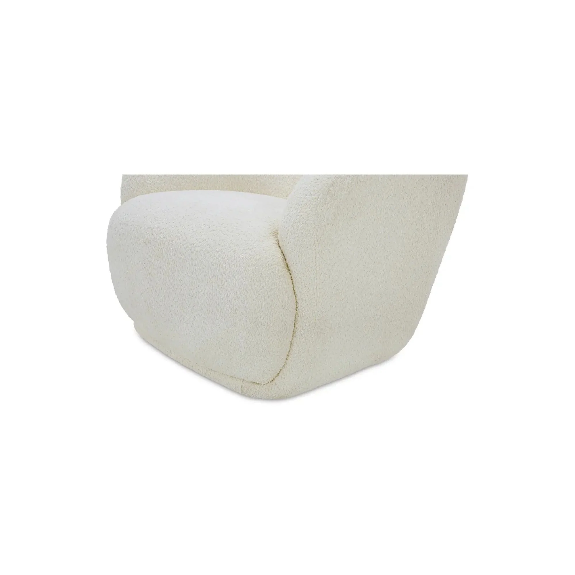 Moe's Home Collection Stevie Cream Lounge Chair - Image 9