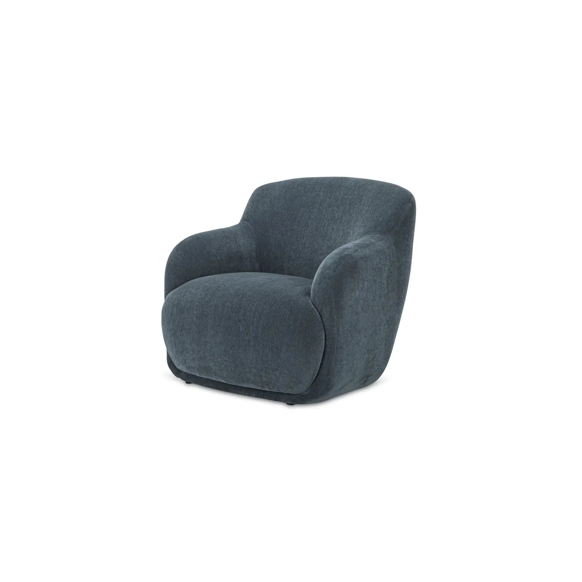 Moe's Home Collection Stevie Slate Blue Lounge Chair - Image 4