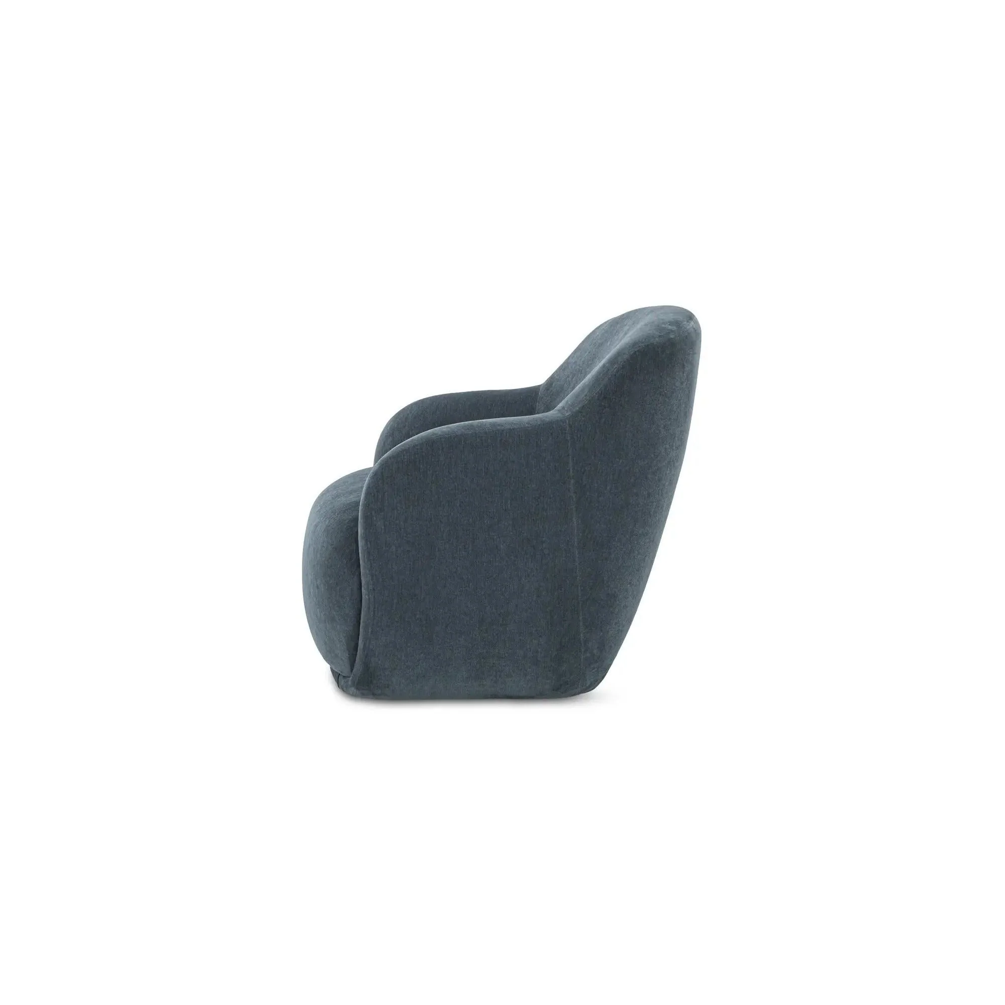 Moe's Home Collection Stevie Slate Blue Lounge Chair - Image 6