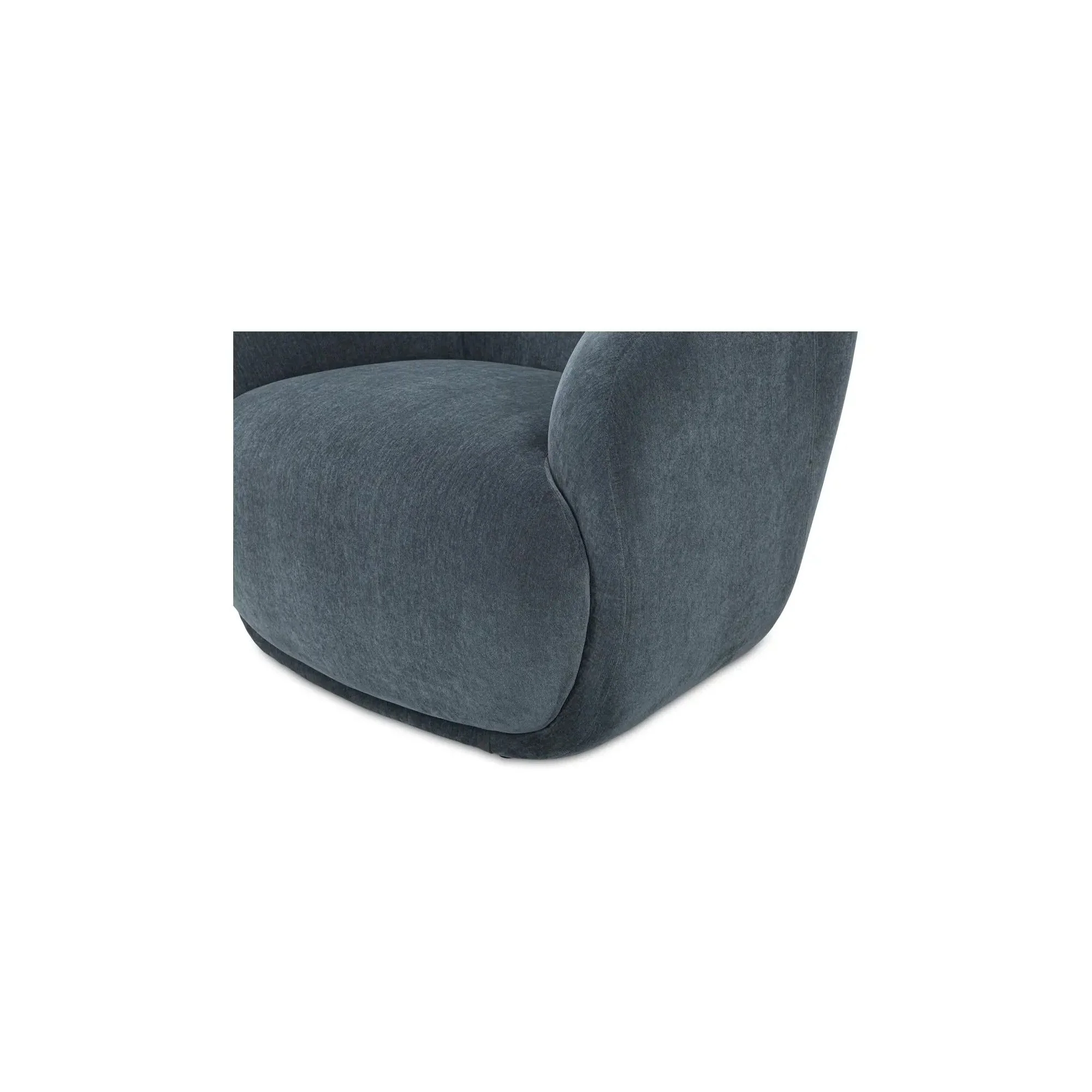 Moe's Home Collection Stevie Slate Blue Lounge Chair - Image 9