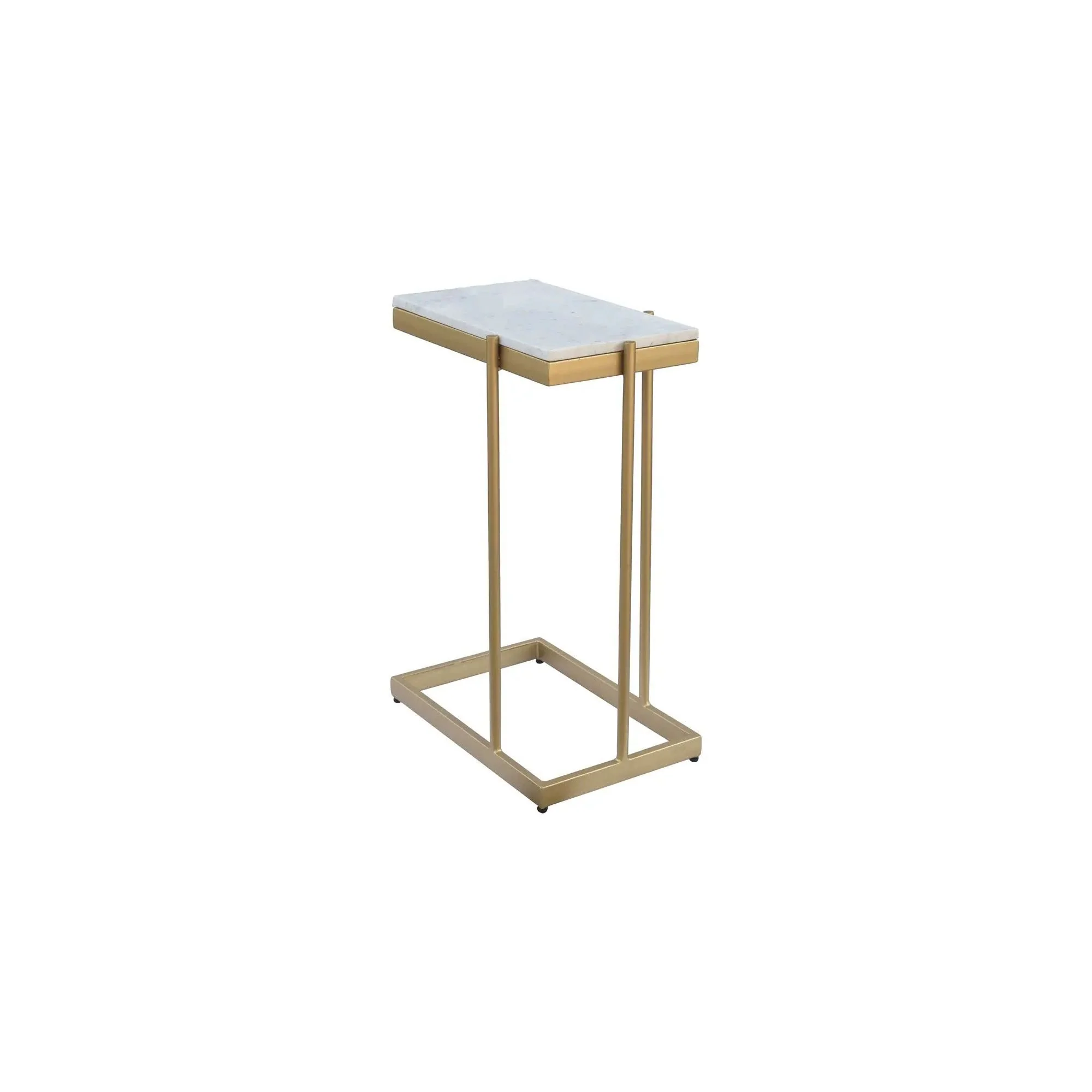 Moe's Home Collection Sulu White Marble C Table - Image 3