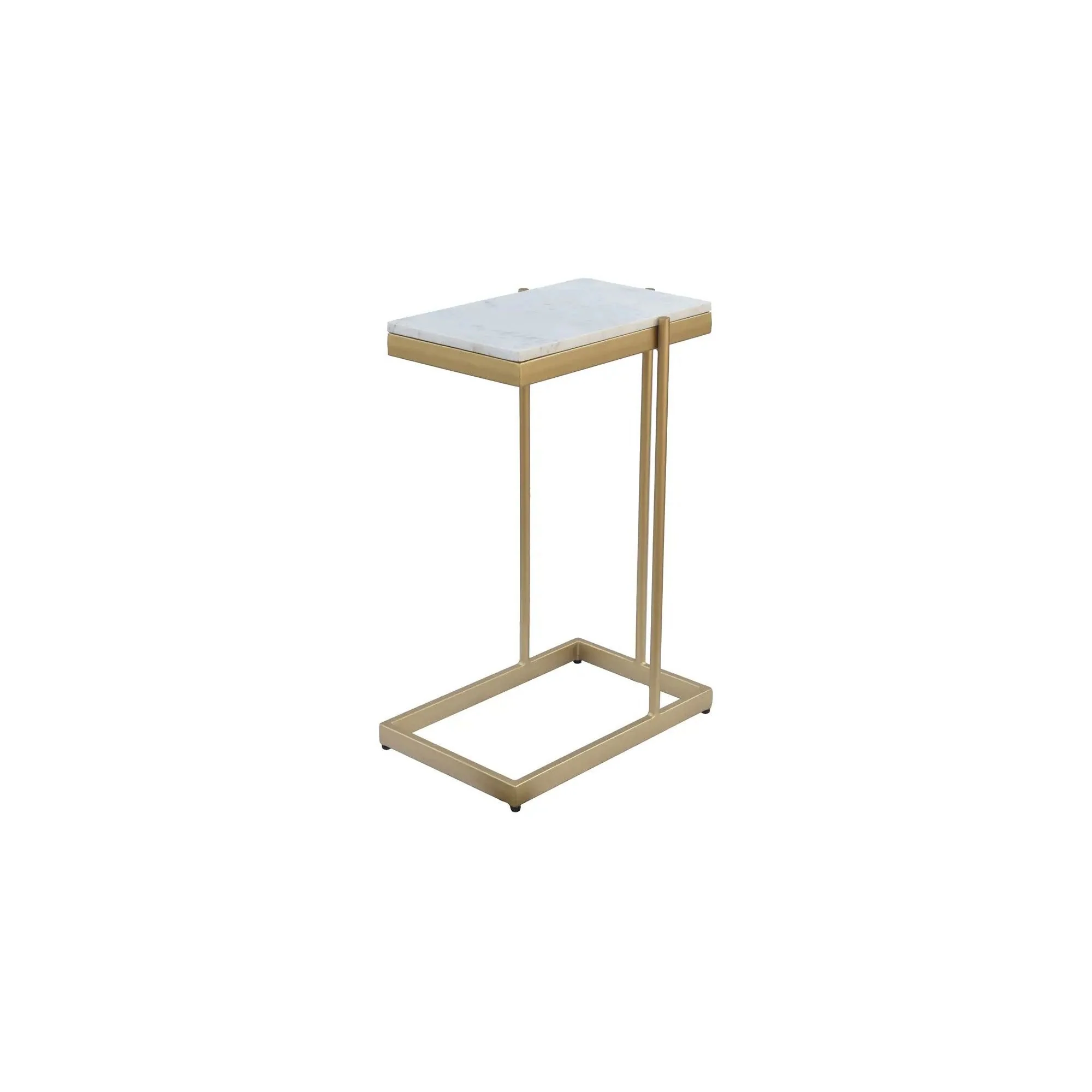 Moe's Home Collection Sulu White Marble C Table - Image 4