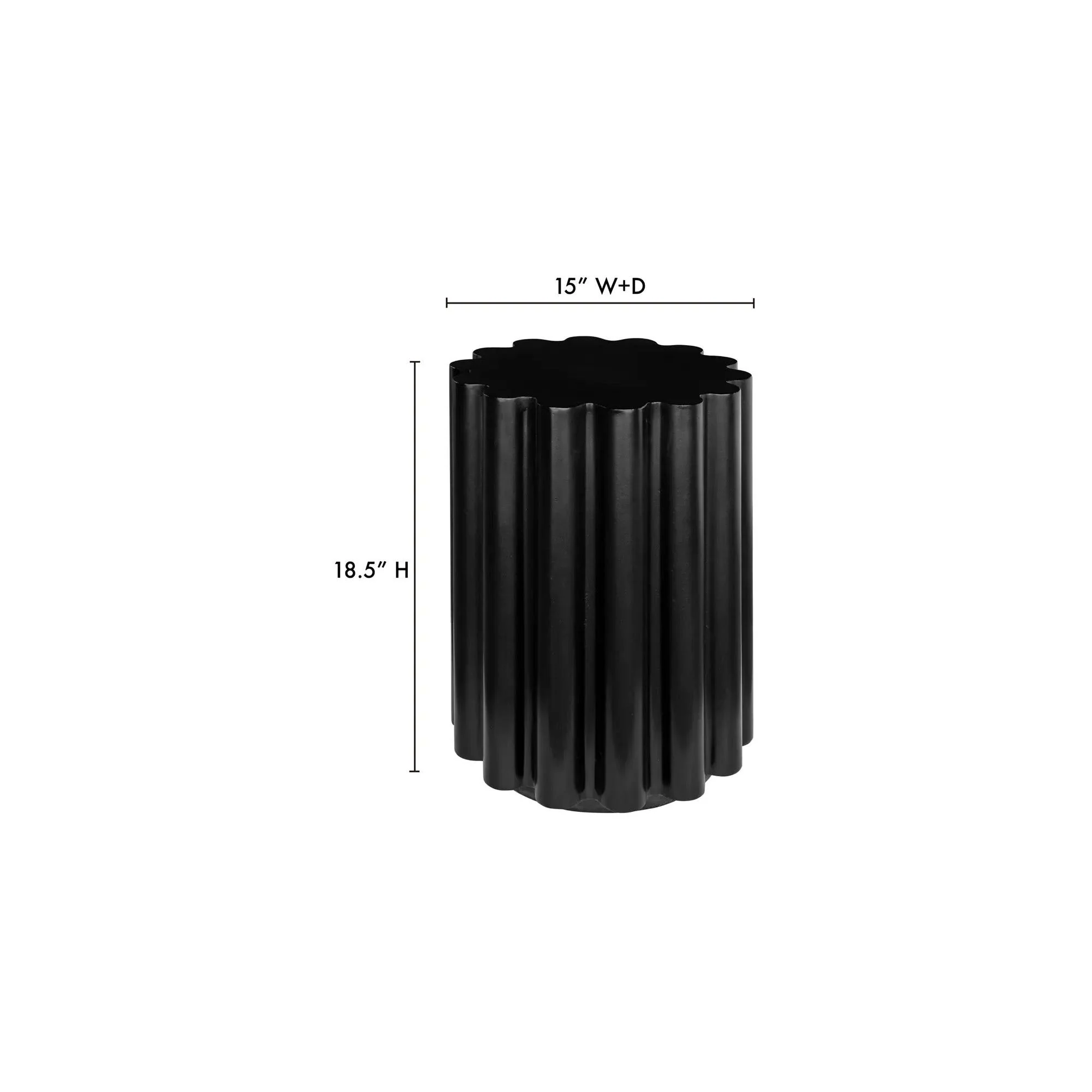 Moe's Home Collection Taffy Black Accent Table - Image 7