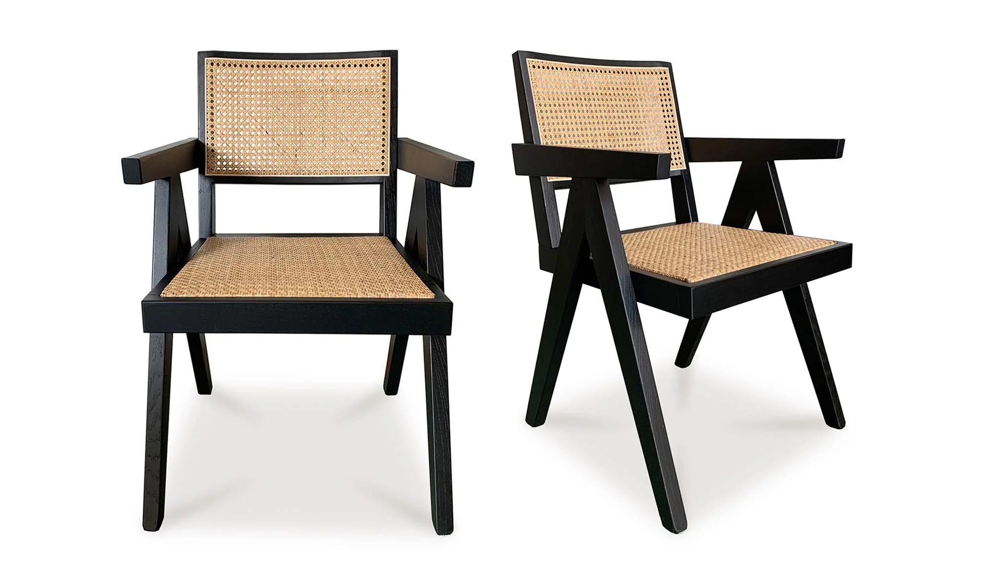 Moe's Home Takashi Chair Black- Set Of Two - Image 4