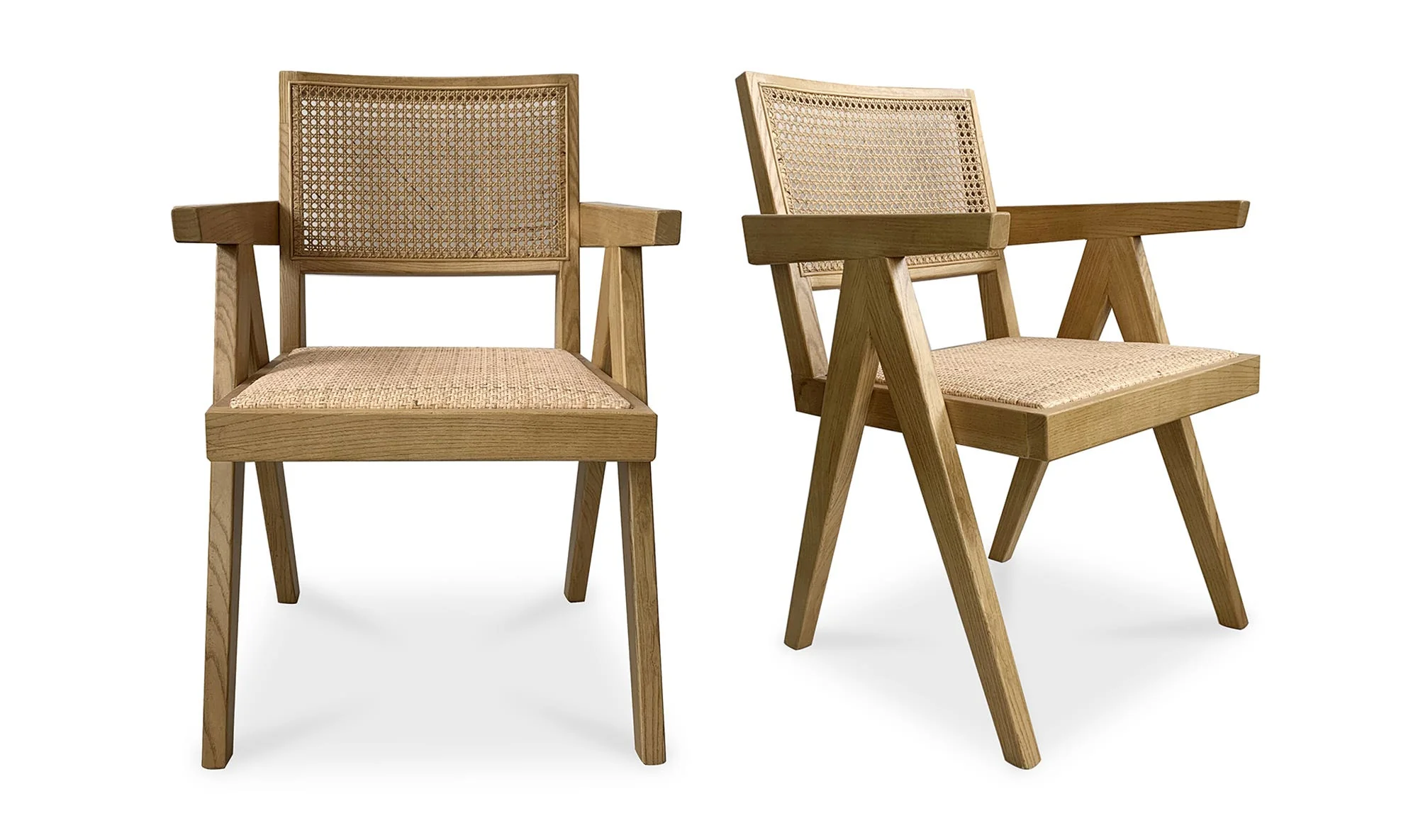 Moe's Home Takashi Chair Natural - Set Of Two