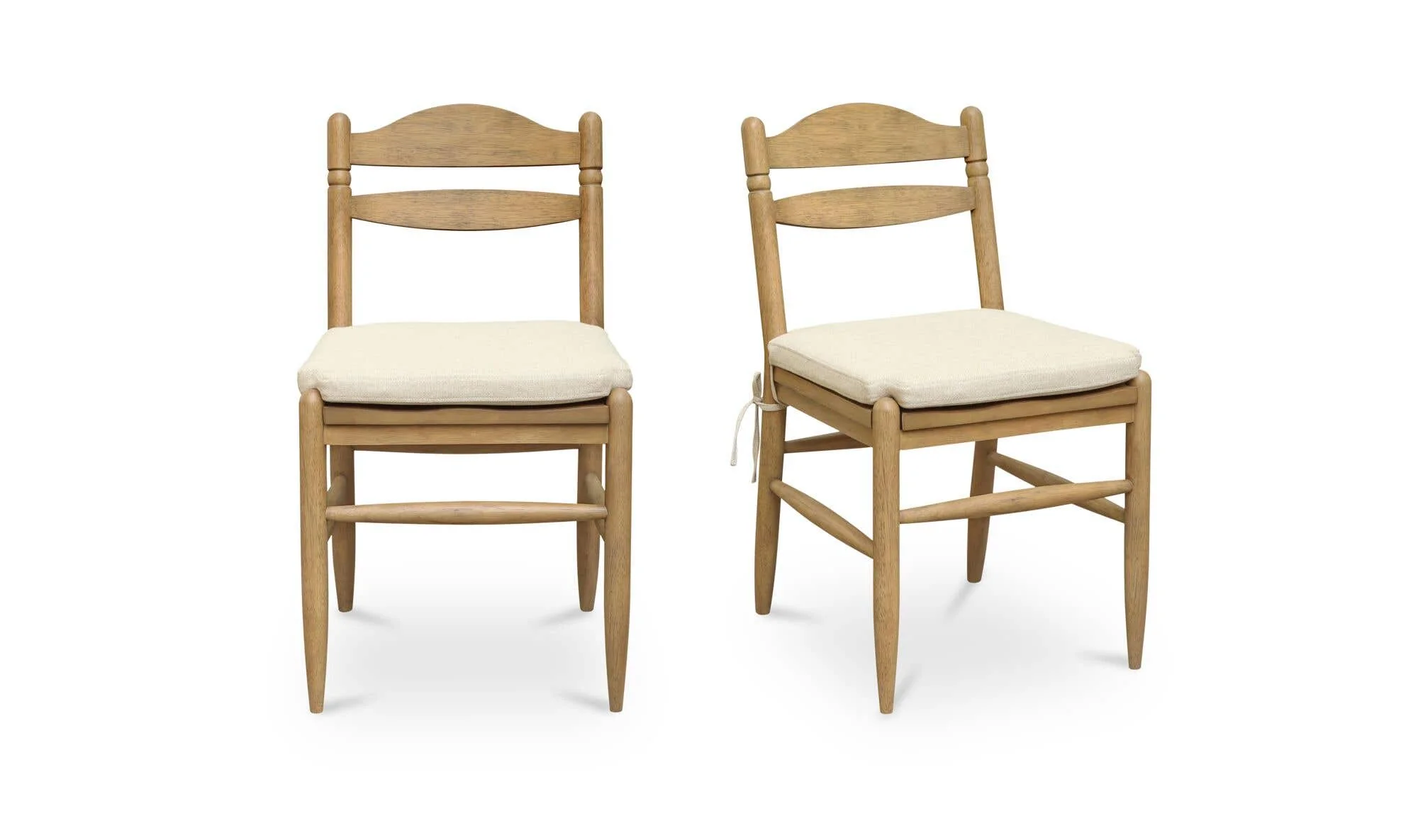 Moe's Home Tate Dining Chair Beige - Set Of Two