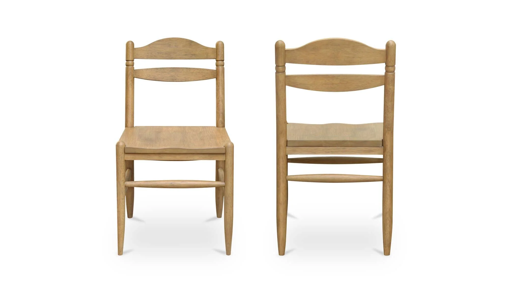Moe's Home Tate Dining Chair Beige - Set Of Two - Image 3
