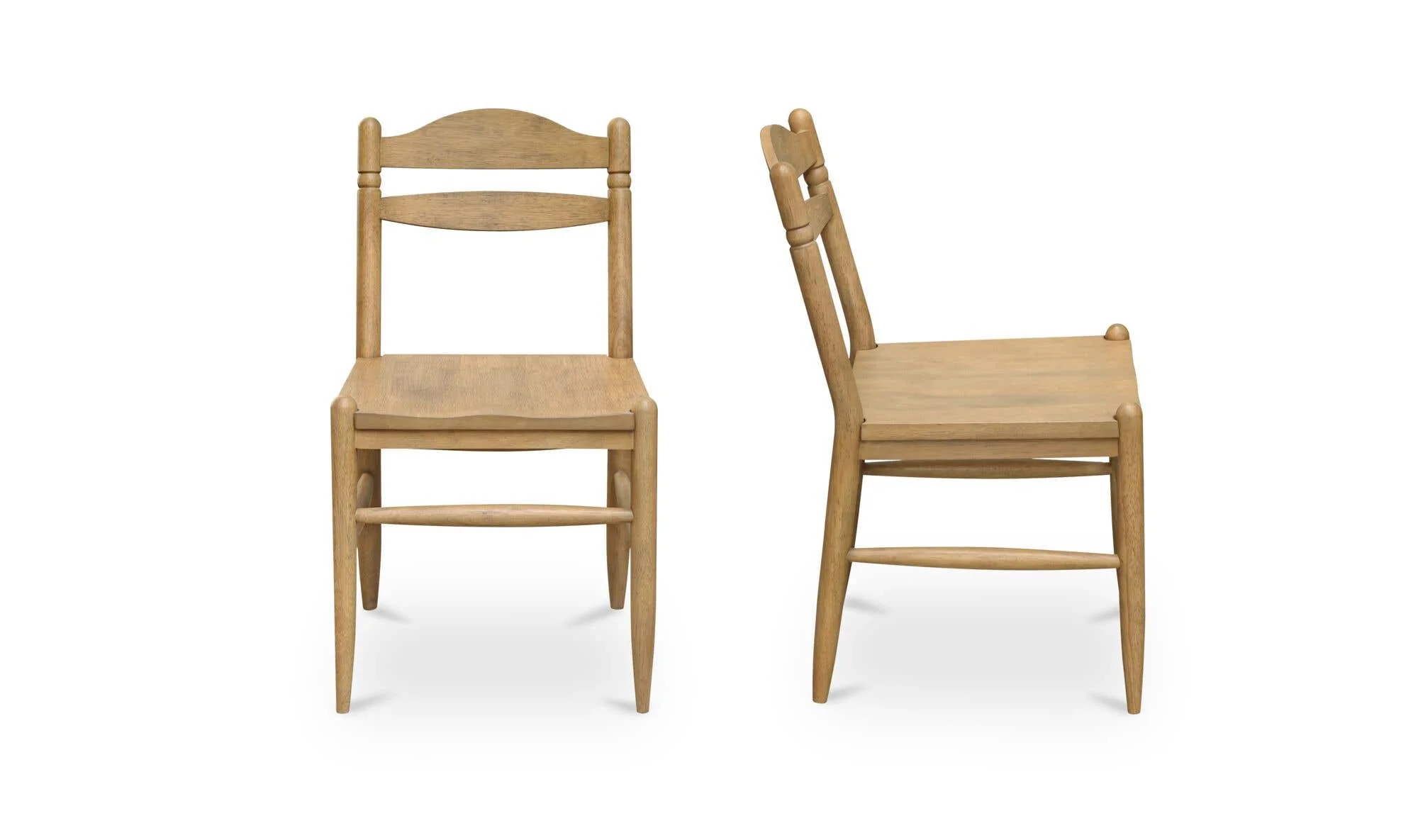 Moe's Home Tate Dining Chair Beige - Set Of Two - Image 7