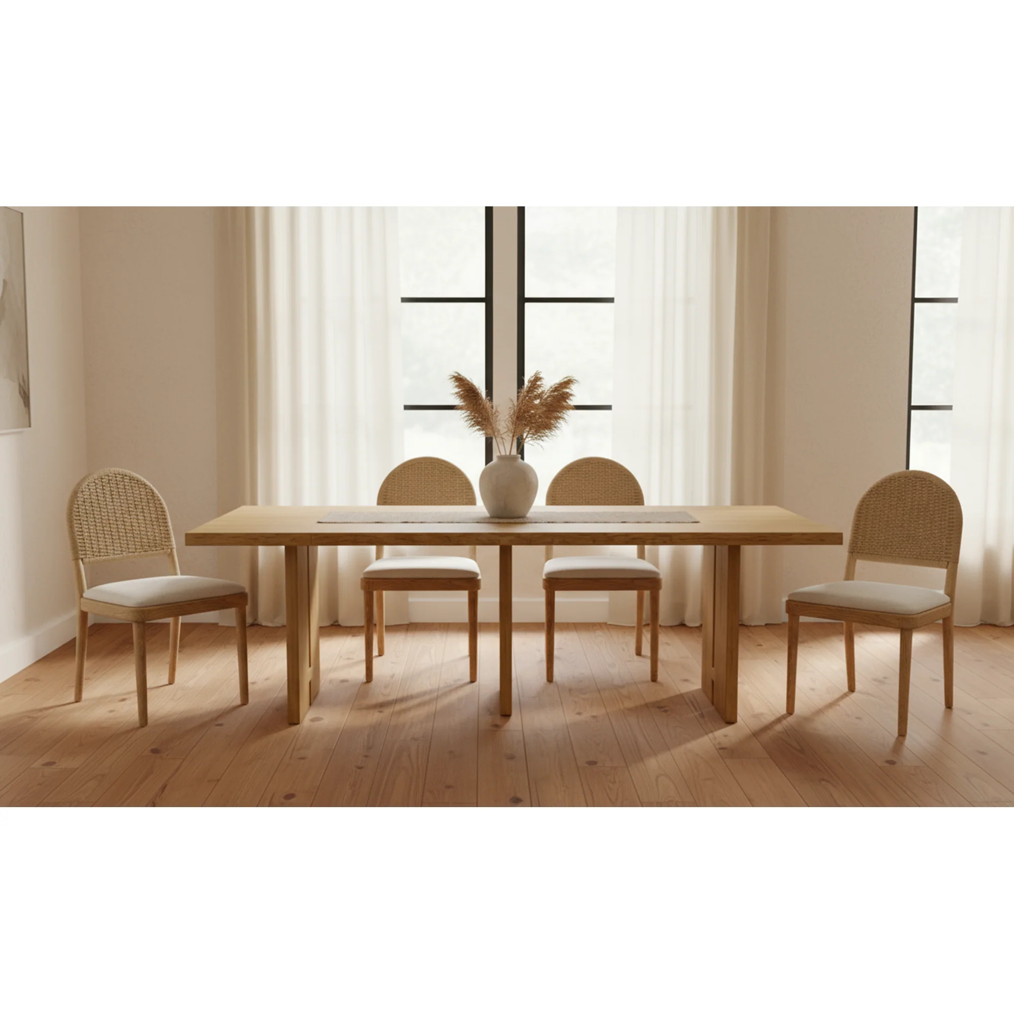 Moe's Home Tessa Dining Table Natural - Image 2