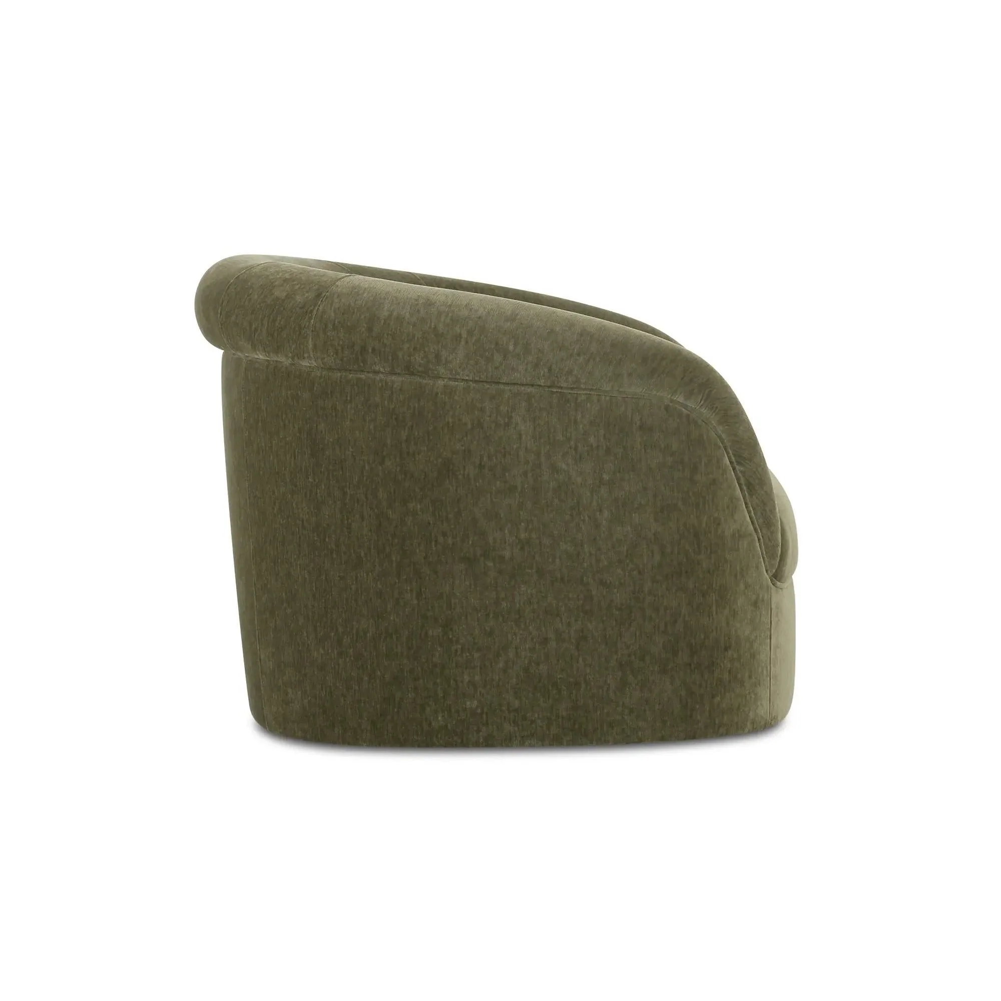 Moe's Home Collection Thora Dark Green Lounge Chair - Image 5