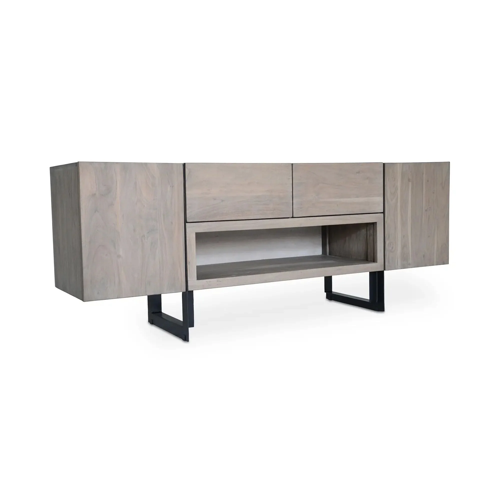 Moe's Home Collection Tiburon Grey Media Cabinet - Image 3