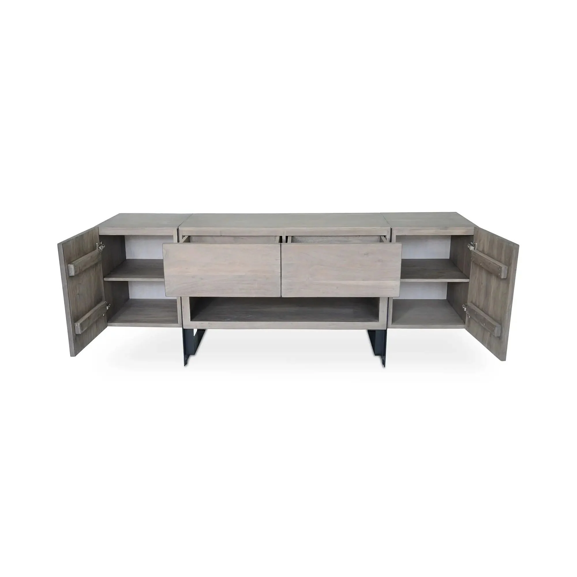 Moe's Home Collection Tiburon Grey Media Cabinet - Image 4