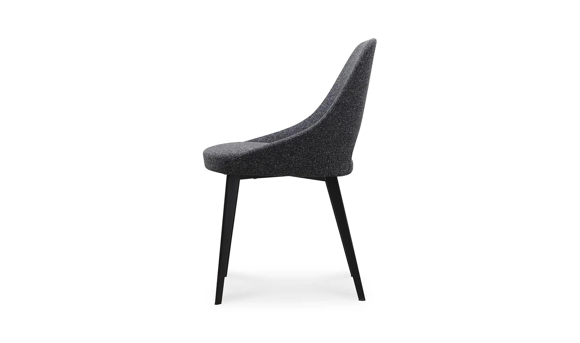 Moe's Home Tizz Dining Chair Dark Grey - Image 5