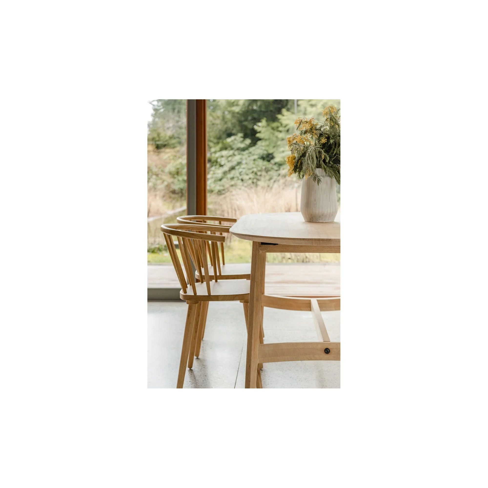 Moe's Home Trie Small Dining Table Natural - Image 4