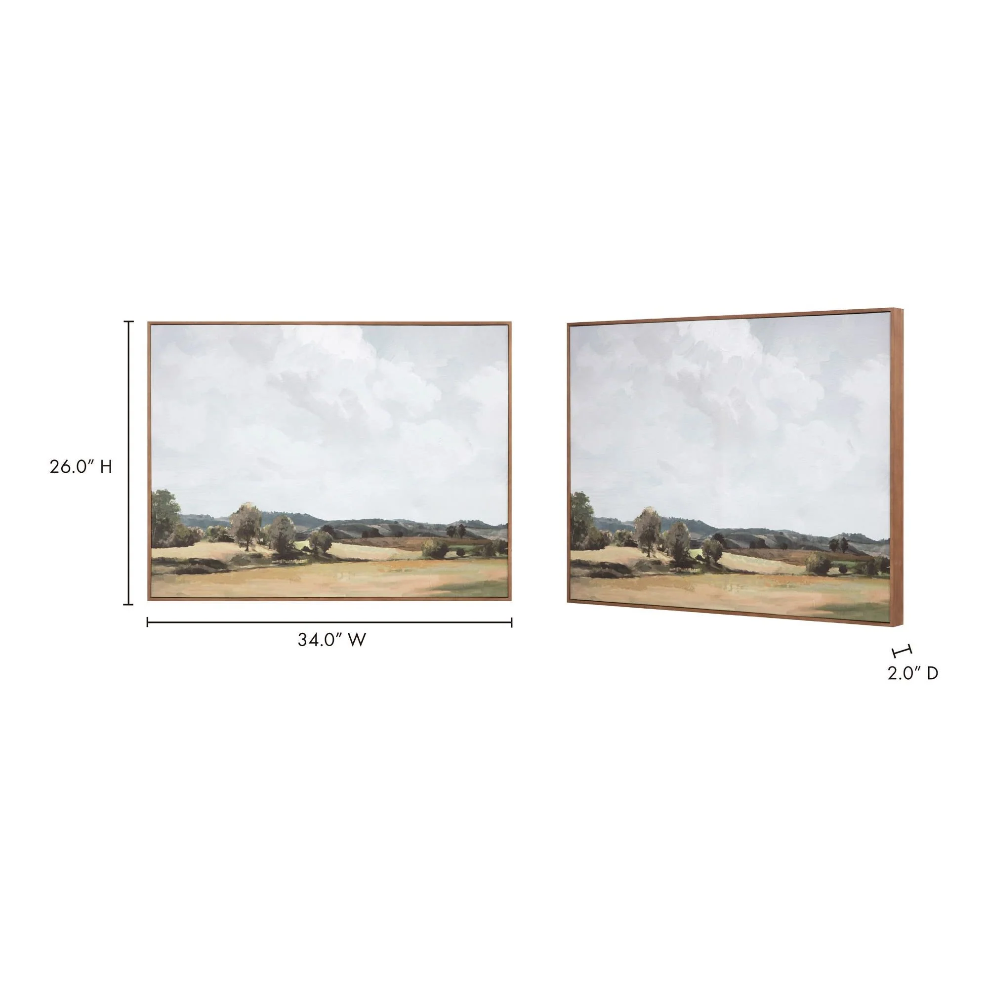 Moe's Home Vast Country Framed Painting - Image 10