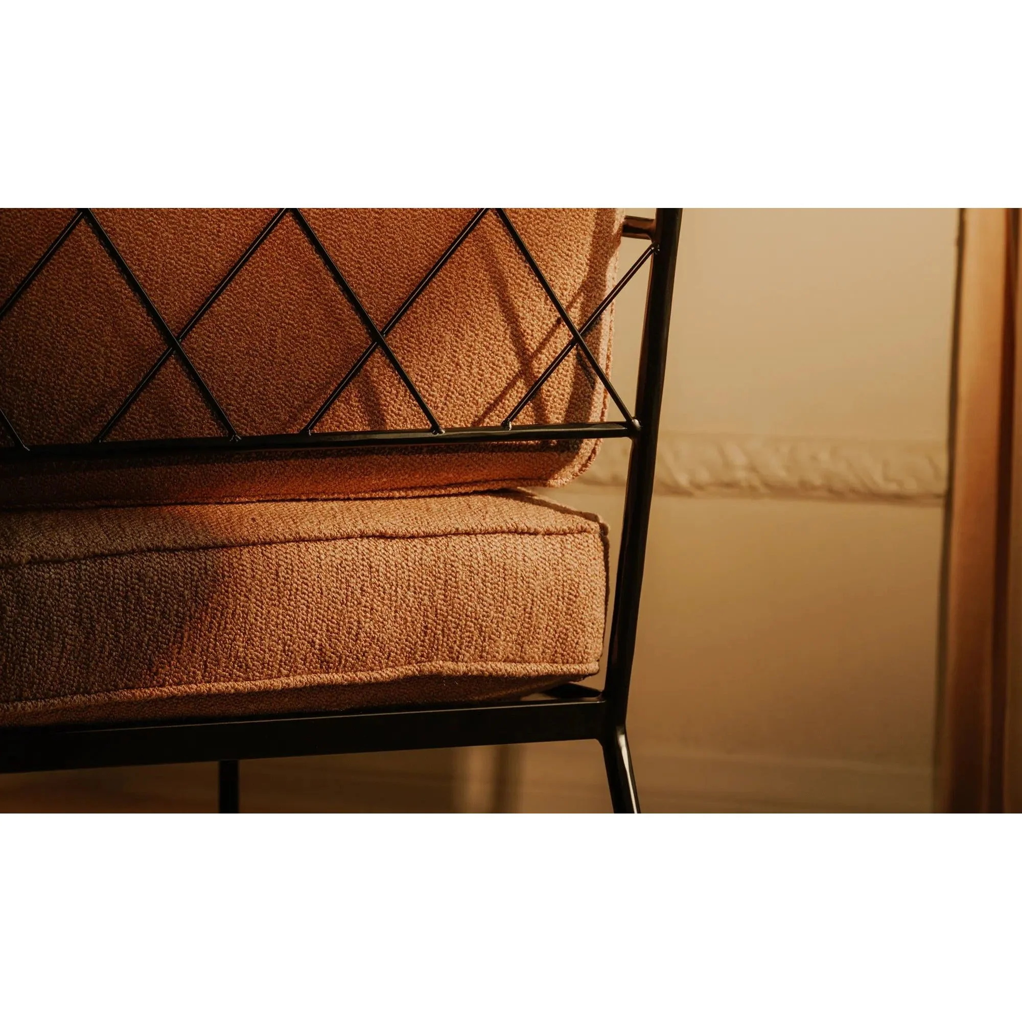 Moe's Home Collection Vecchia Terracotta Accent Chair - Image 4