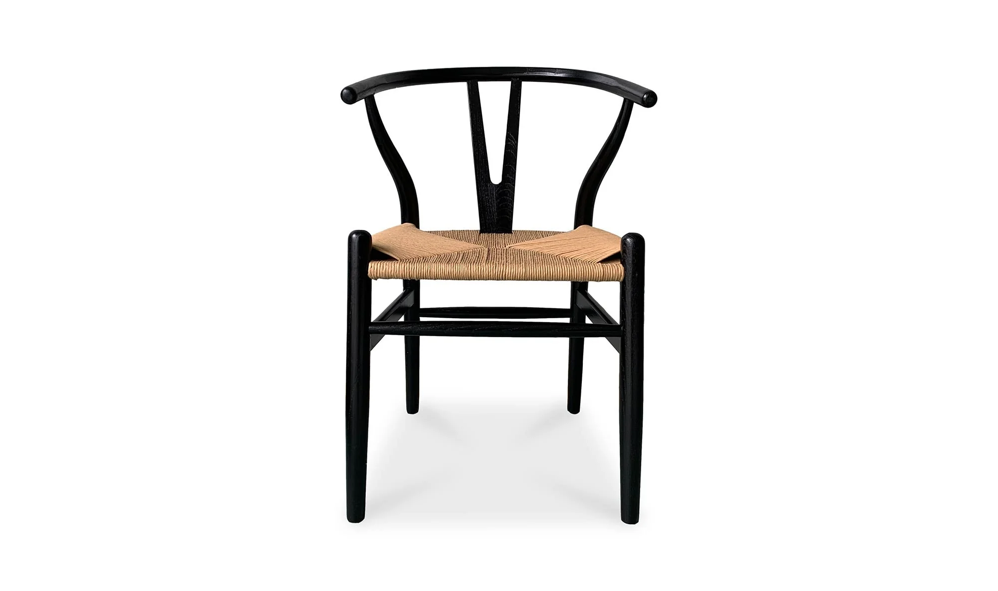 Moe's Home Ventana Dining Chair Black And Natural - Set Of Two - Image 6