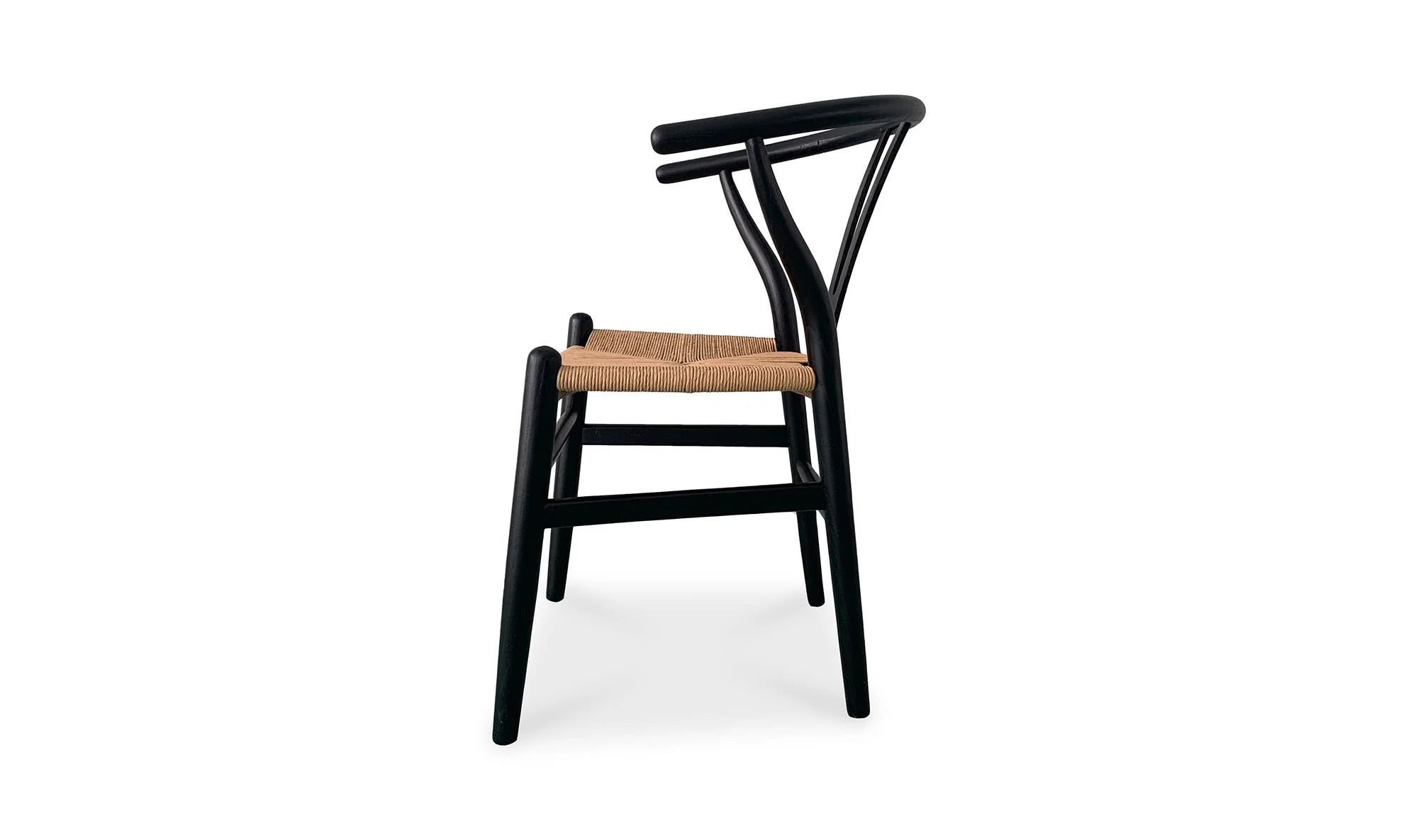 Moe's Home Ventana Dining Chair Black And Natural - Set Of Two - Image 8