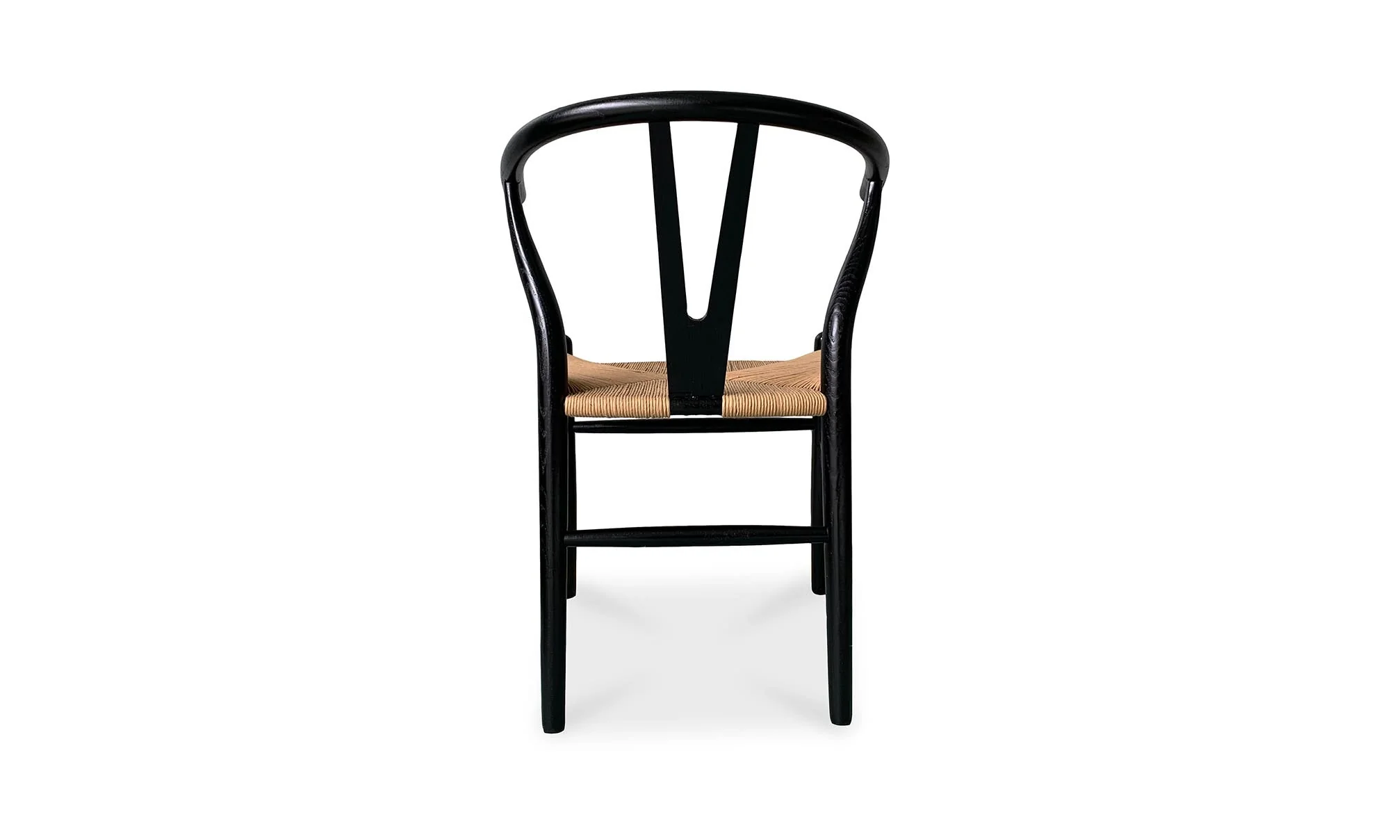 Moe's Home Ventana Dining Chair Black And Natural - Set Of Two - Image 9