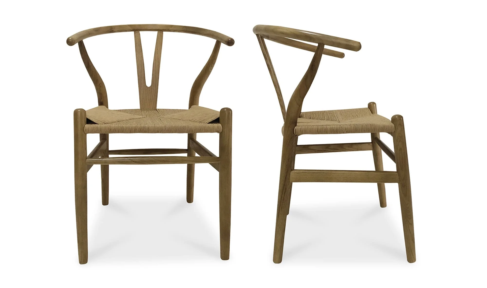 Moe's Home Ventana Dining Chair Natural - Set Of Two