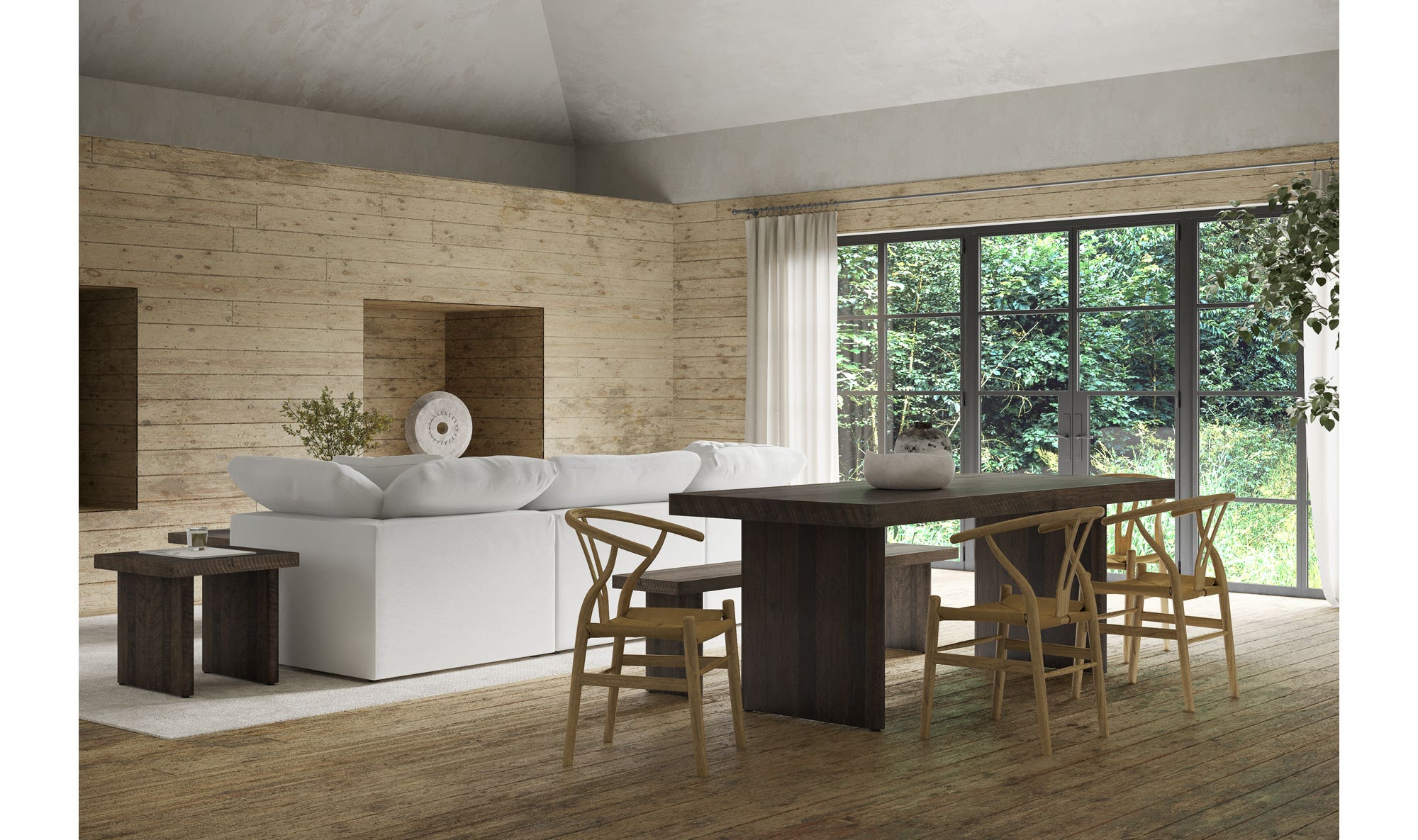 Moe's Home Ventana Dining Chair Natural - Set Of Two - Image 6