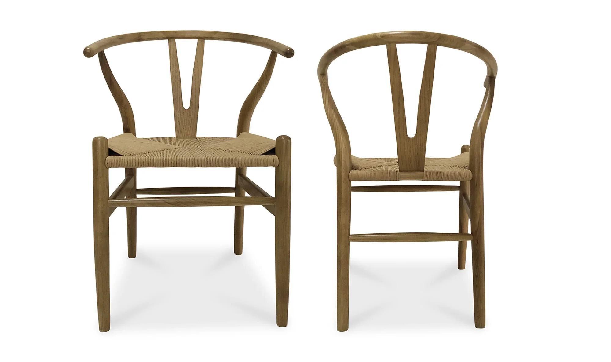 Moe's Home Ventana Dining Chair Natural - Set Of Two - Image 7