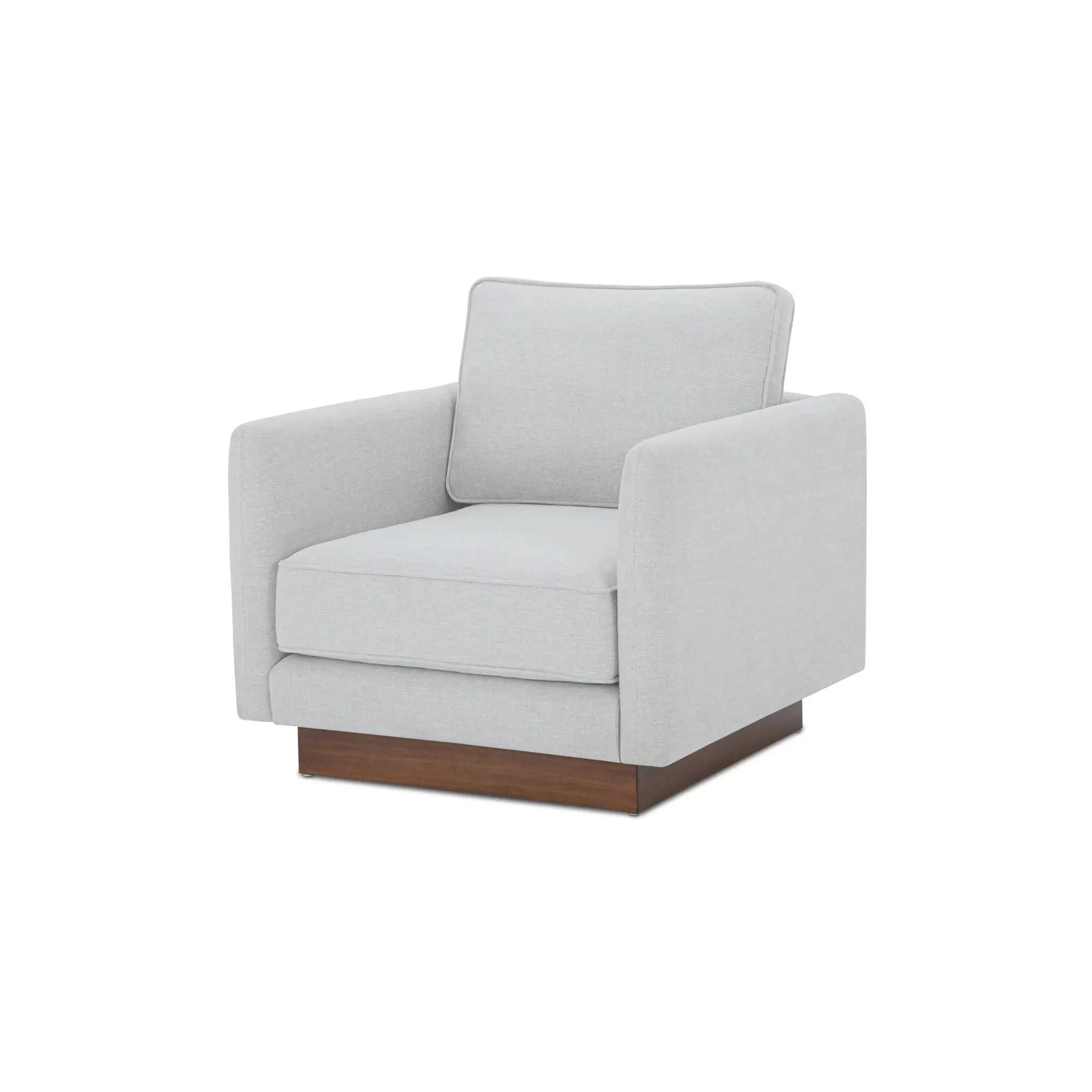 Moe's Home Collection Vernon Grey Accent Chair - Image 4
