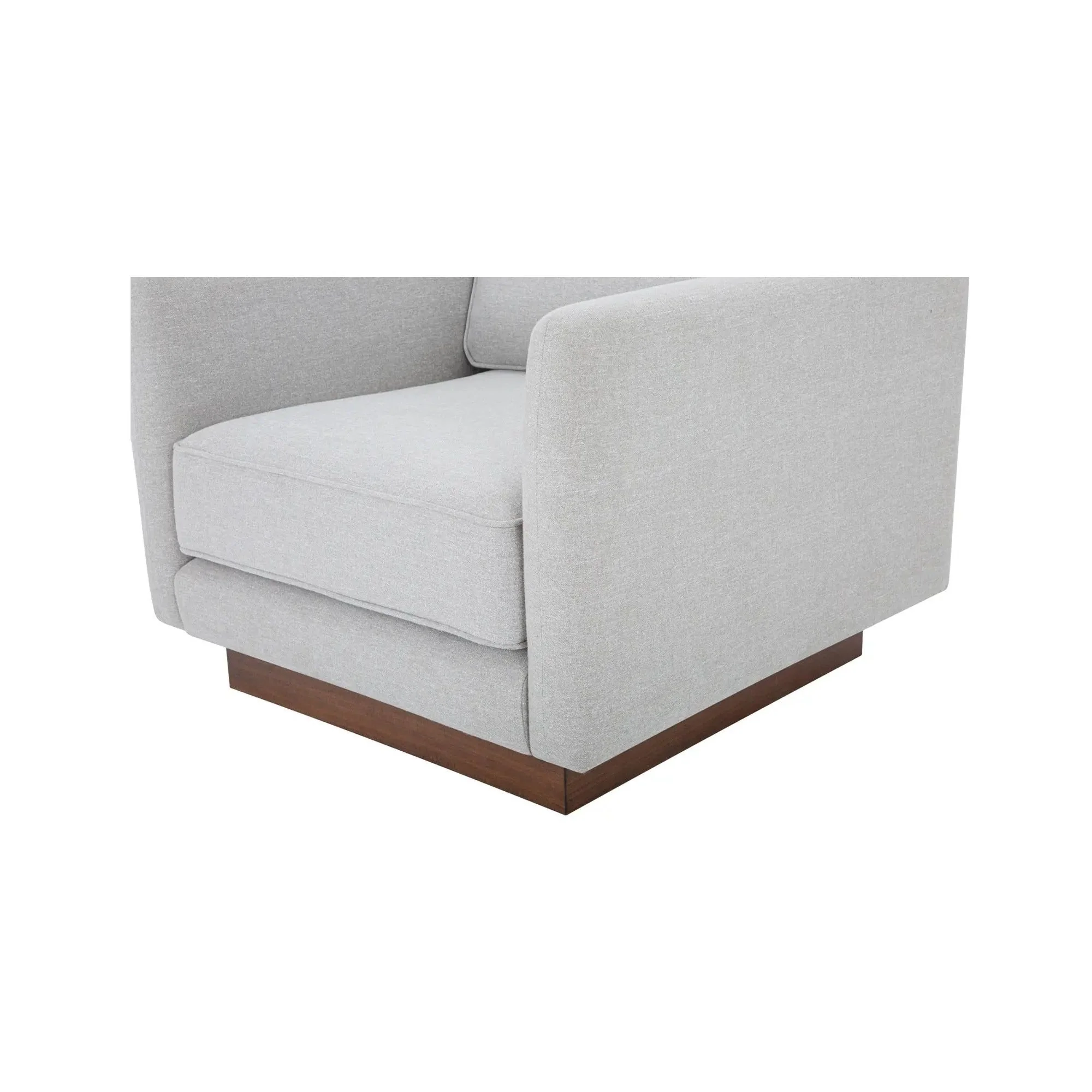 Moe's Home Collection Vernon Grey Accent Chair - Image 7