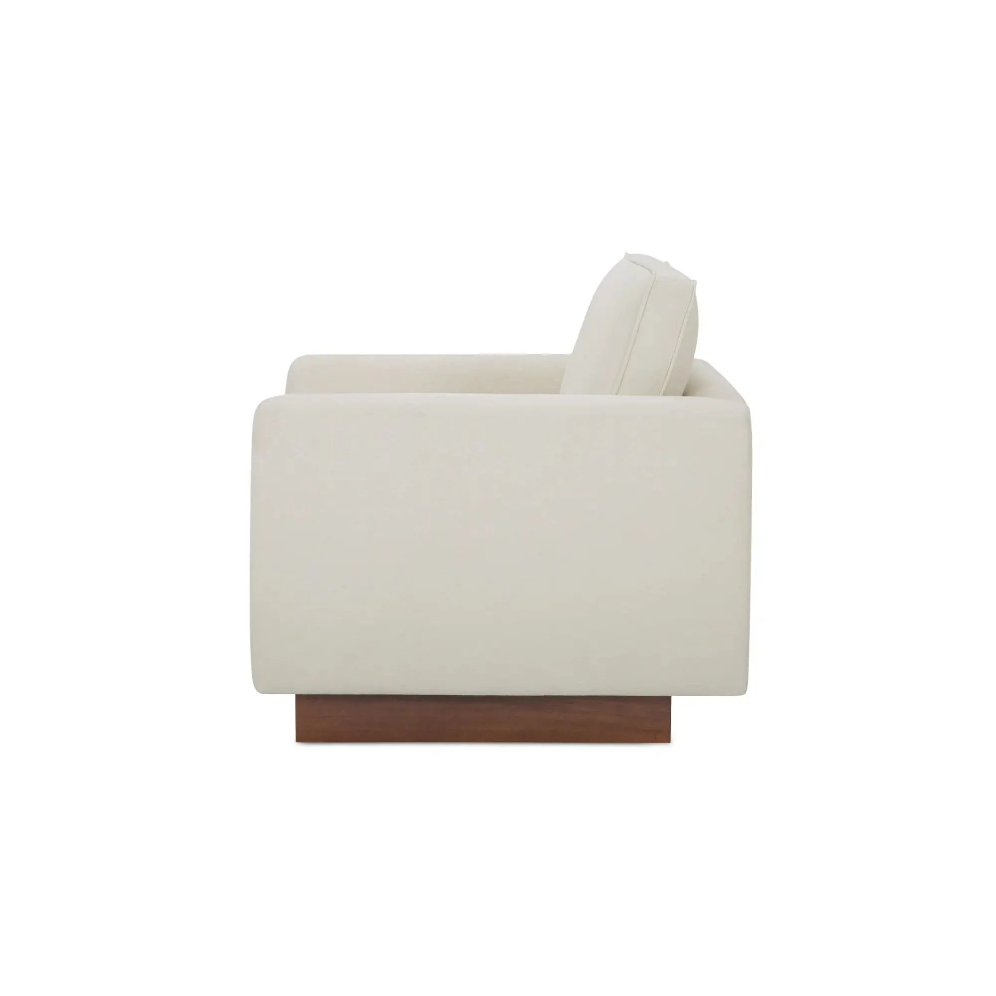 Moe's Home Collection Vernon White Accent Chair - Image 5