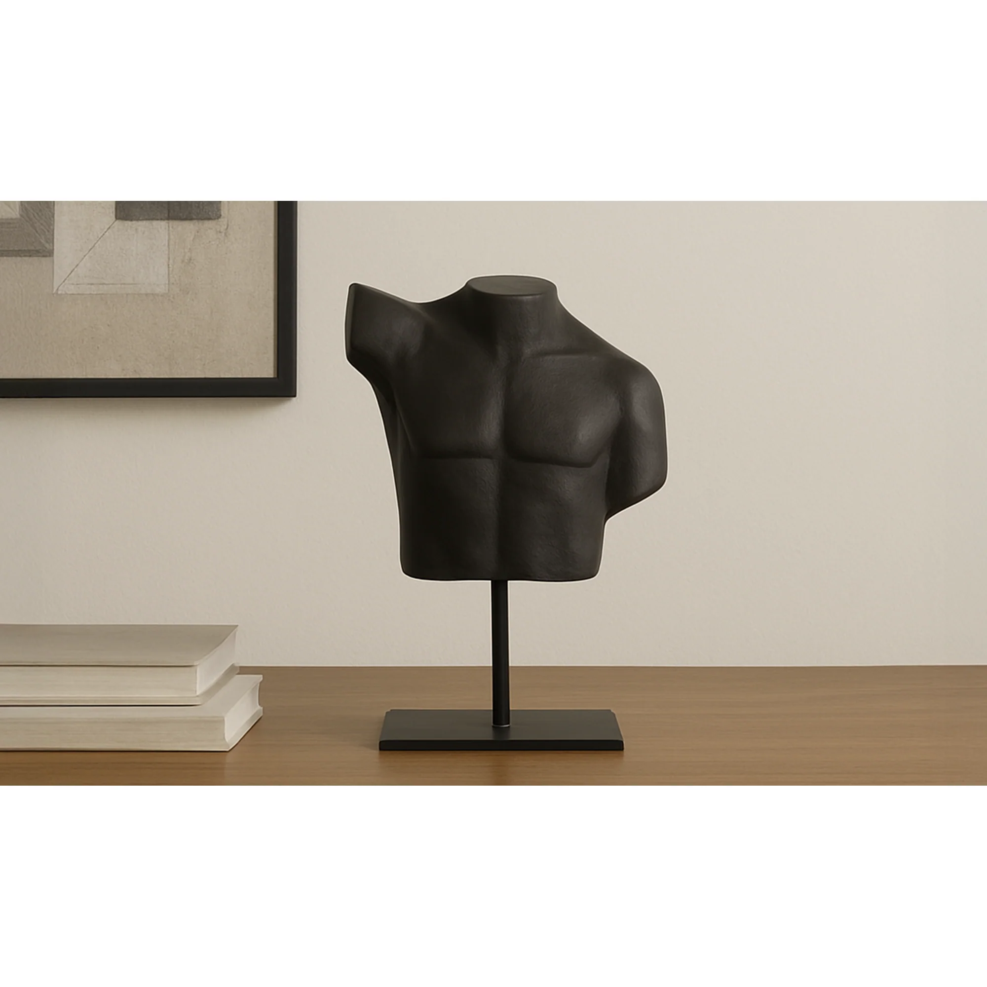 Moe's Home Victor Cast Alumiinum Sculpture Aged Black - Image 2