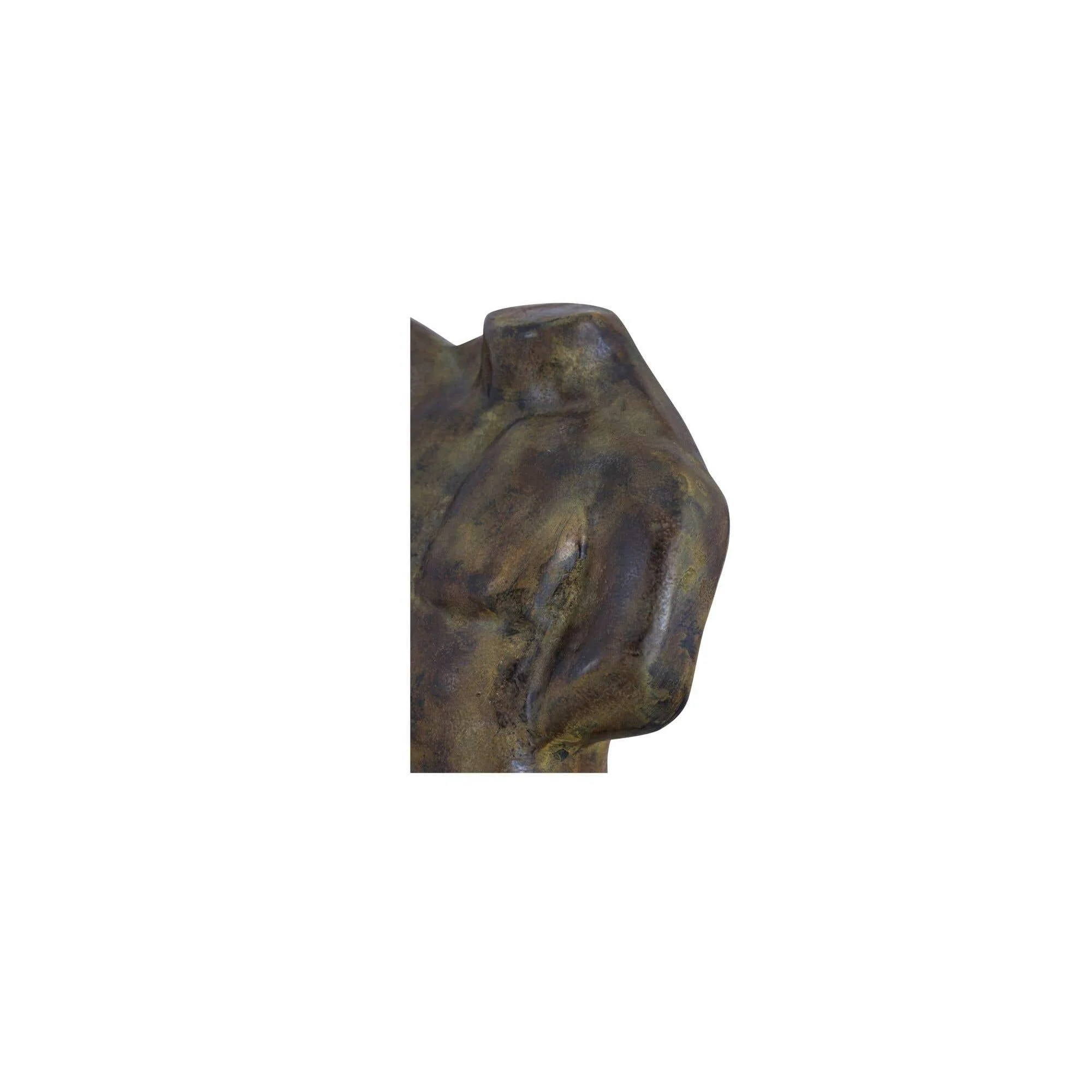 Moe's Home Victor Cast Aluminum Sculpture Dark Green Patina - Image 4