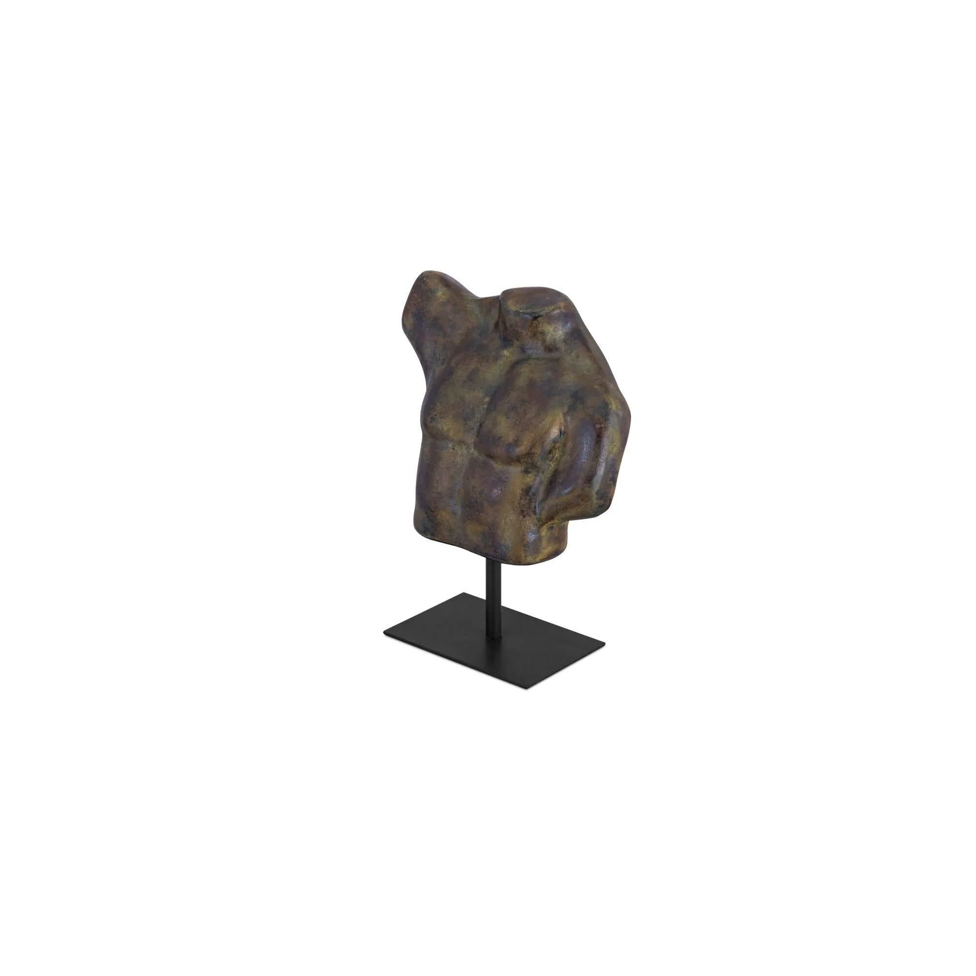 Moe's Home Victor Cast Aluminum Sculpture Dark Green Patina - Image 5