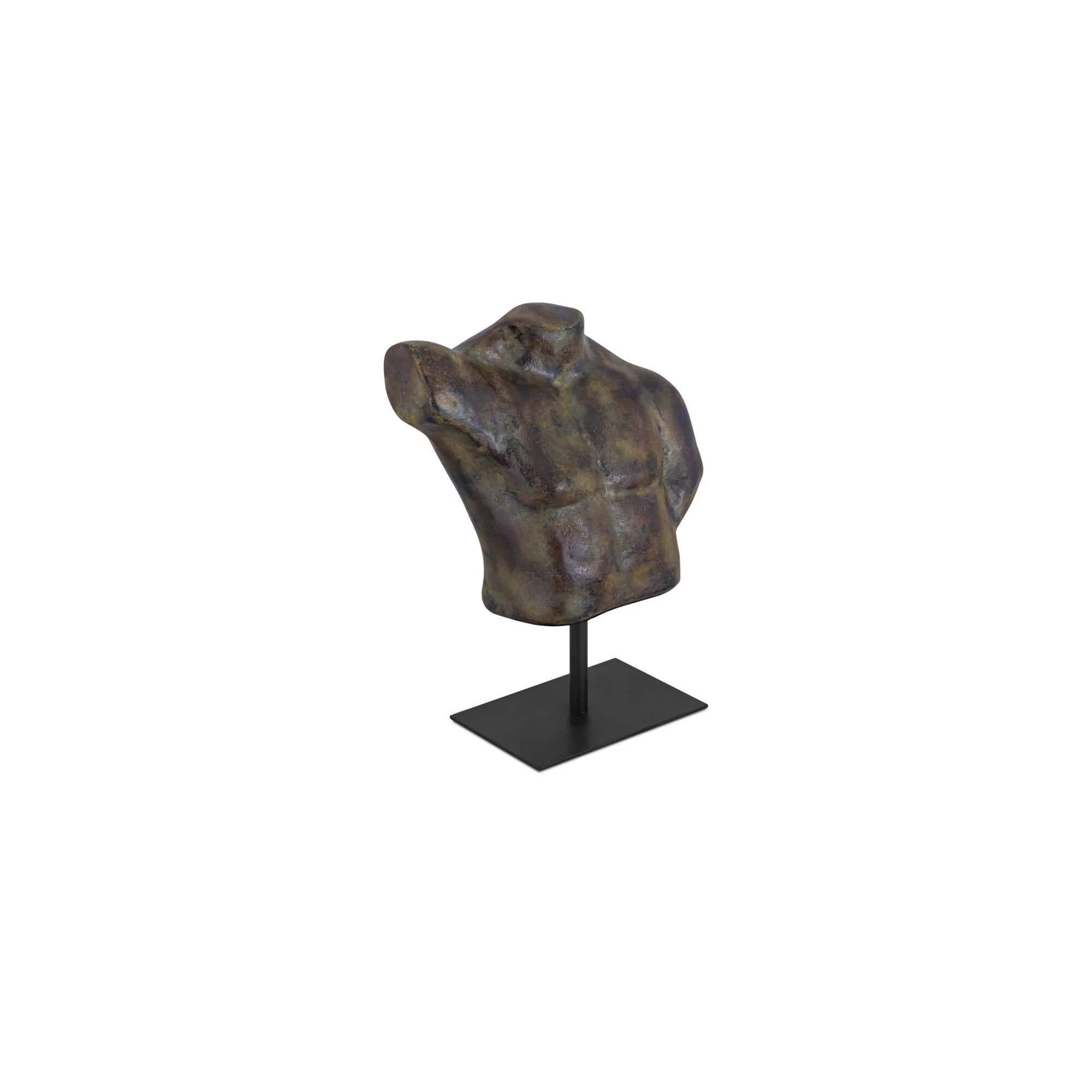 Moe's Home Victor Cast Aluminum Sculpture Dark Green Patina - Image 6