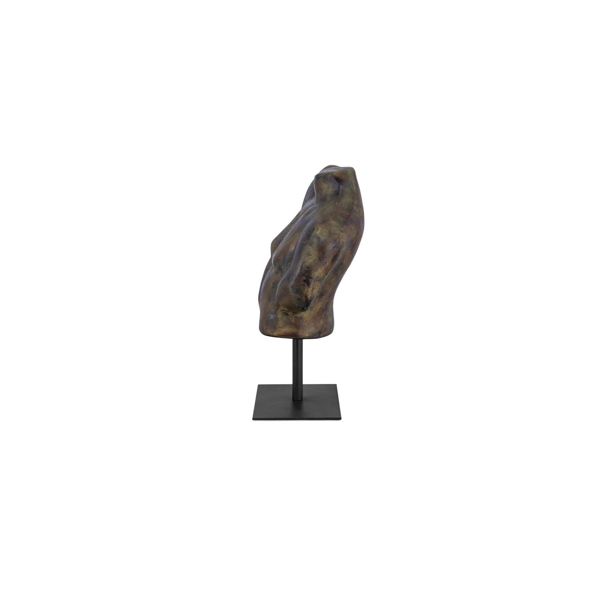 Moe's Home Victor Cast Aluminum Sculpture Dark Green Patina - Image 7