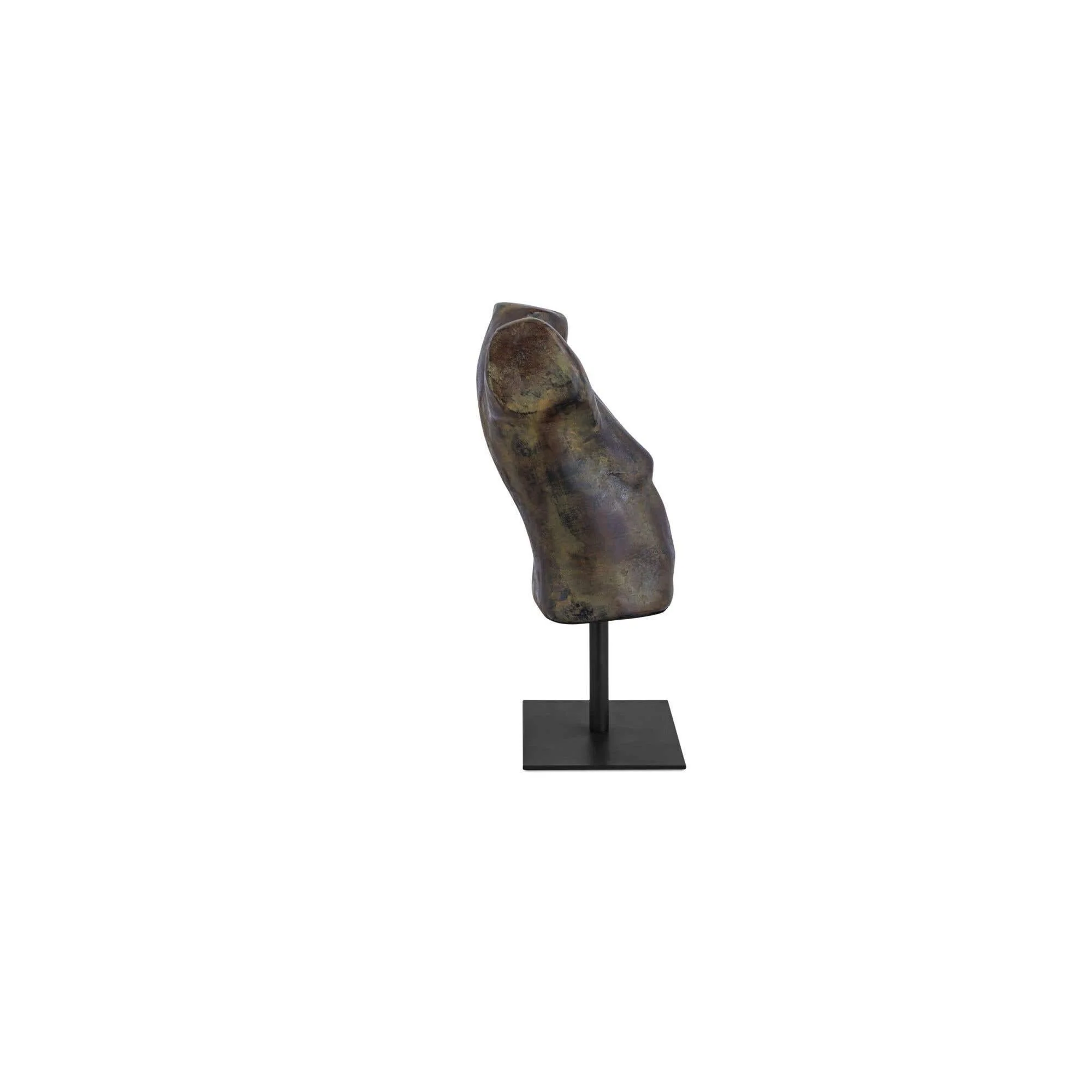 Moe's Home Victor Cast Aluminum Sculpture Dark Green Patina - Image 8