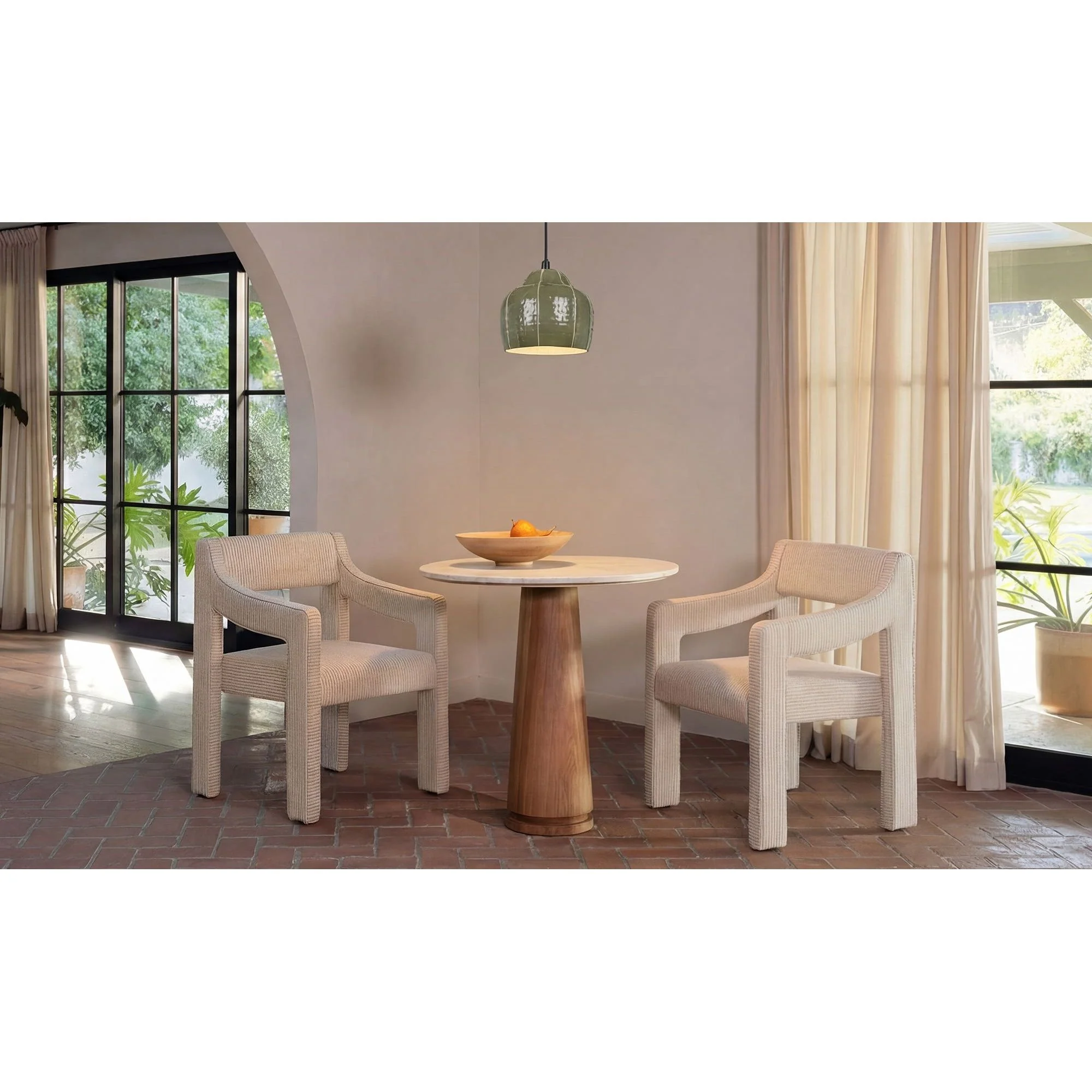 Moe's Home Vida Pendant Lamp Green - Image 2