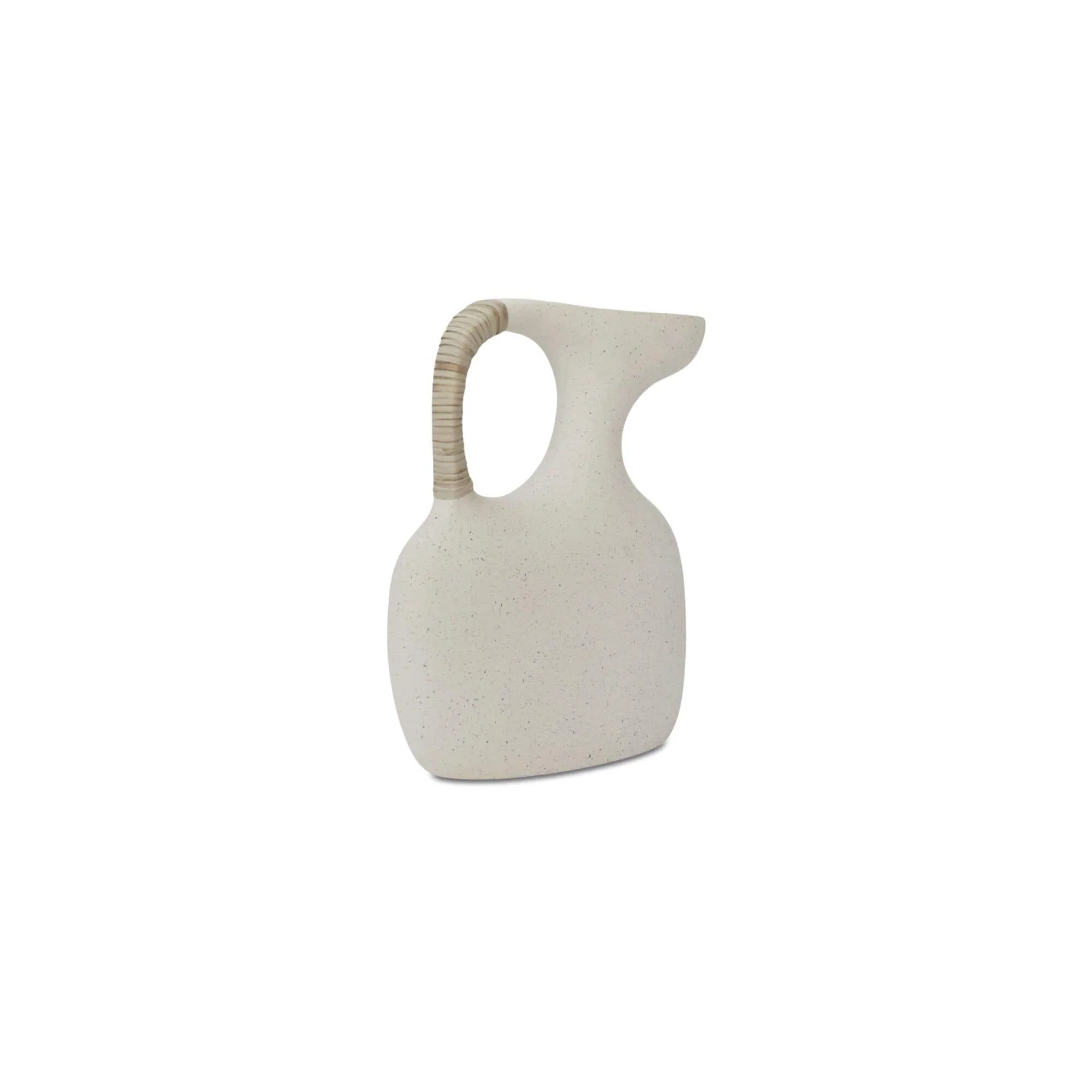 Moe's Home Vila 13In Sculptural Vessel Cream White - Image 6