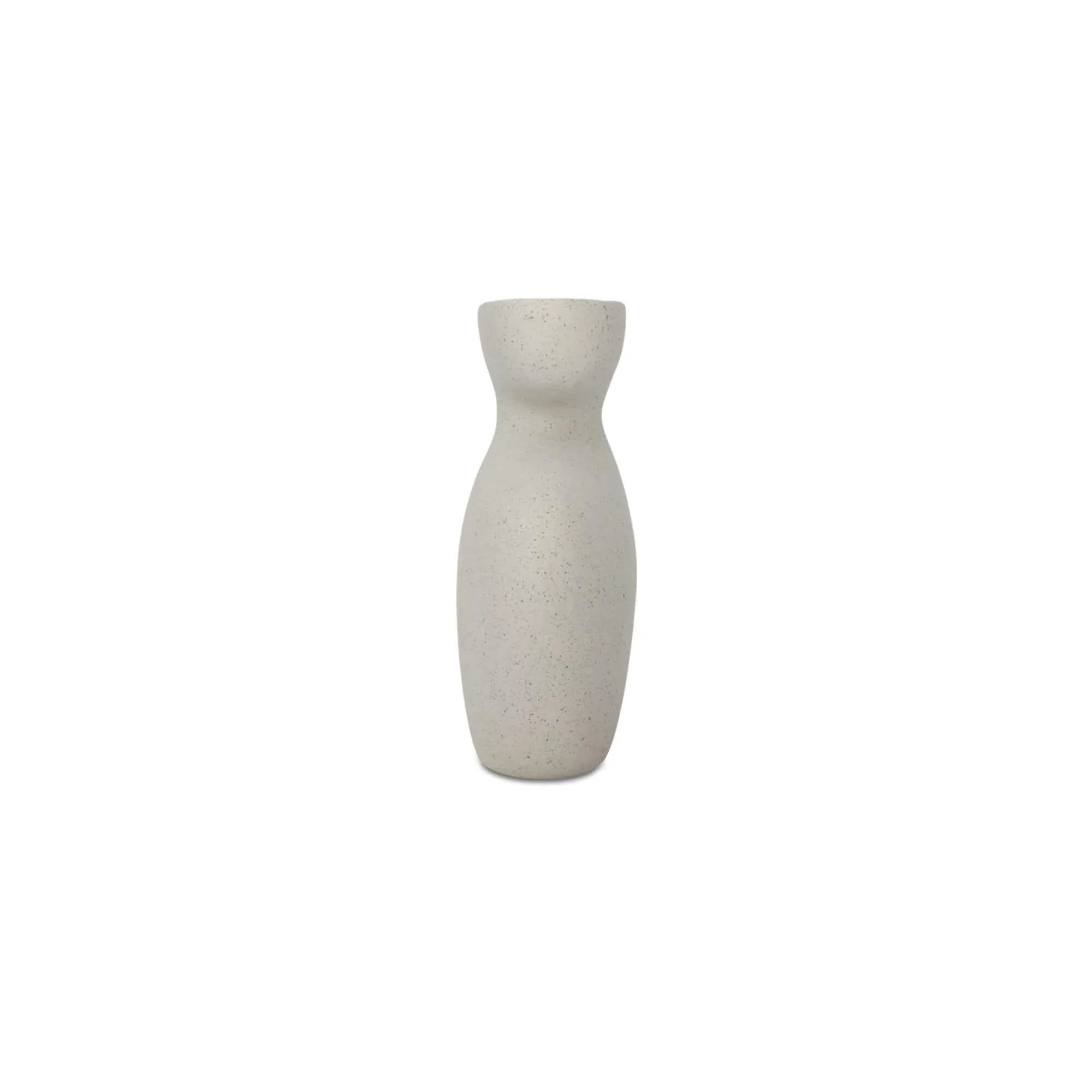 Moe's Home Vila 9.5In Sculptural Vessel Cream White - Image 8