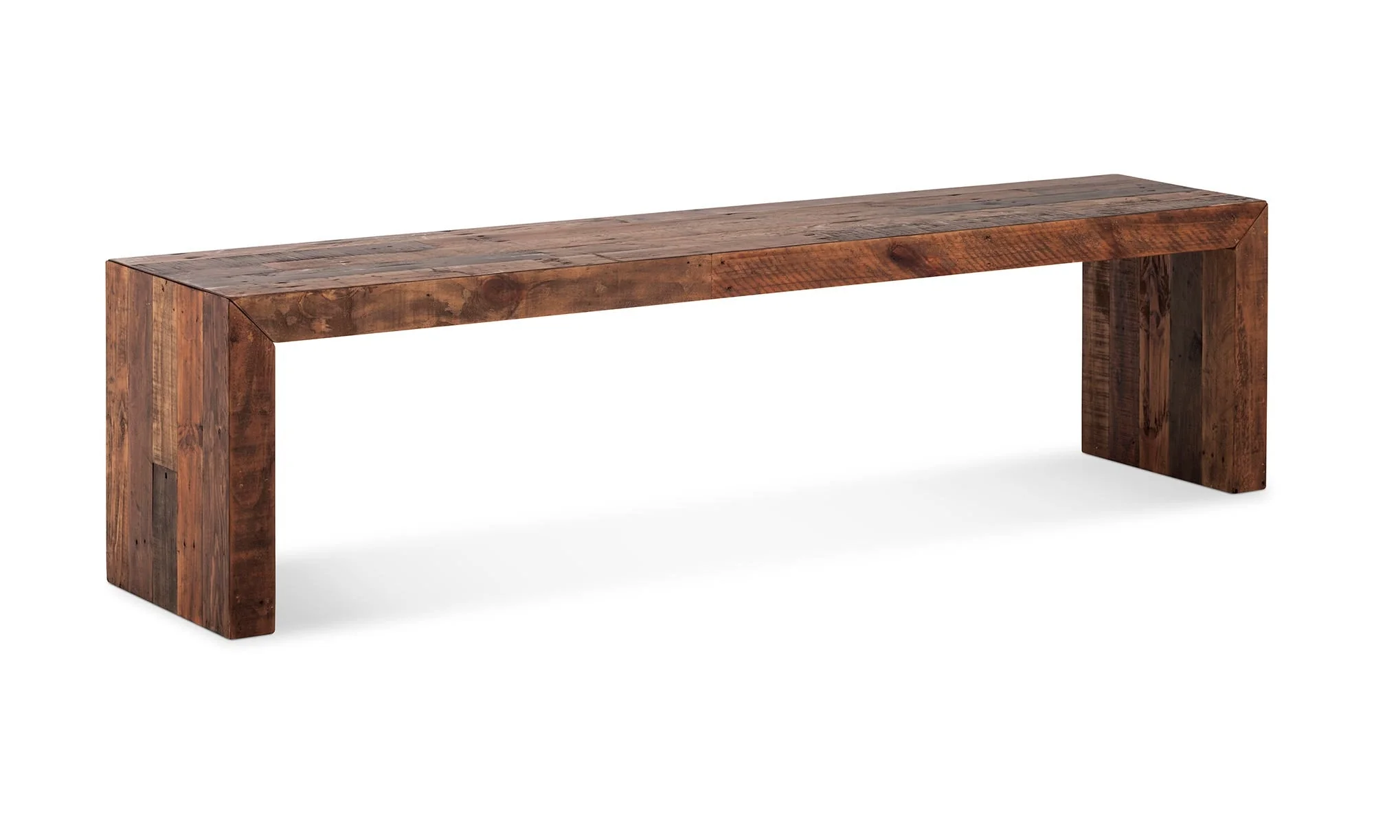 Moe's Home Vintage Large Bench Light Brown - Image 4