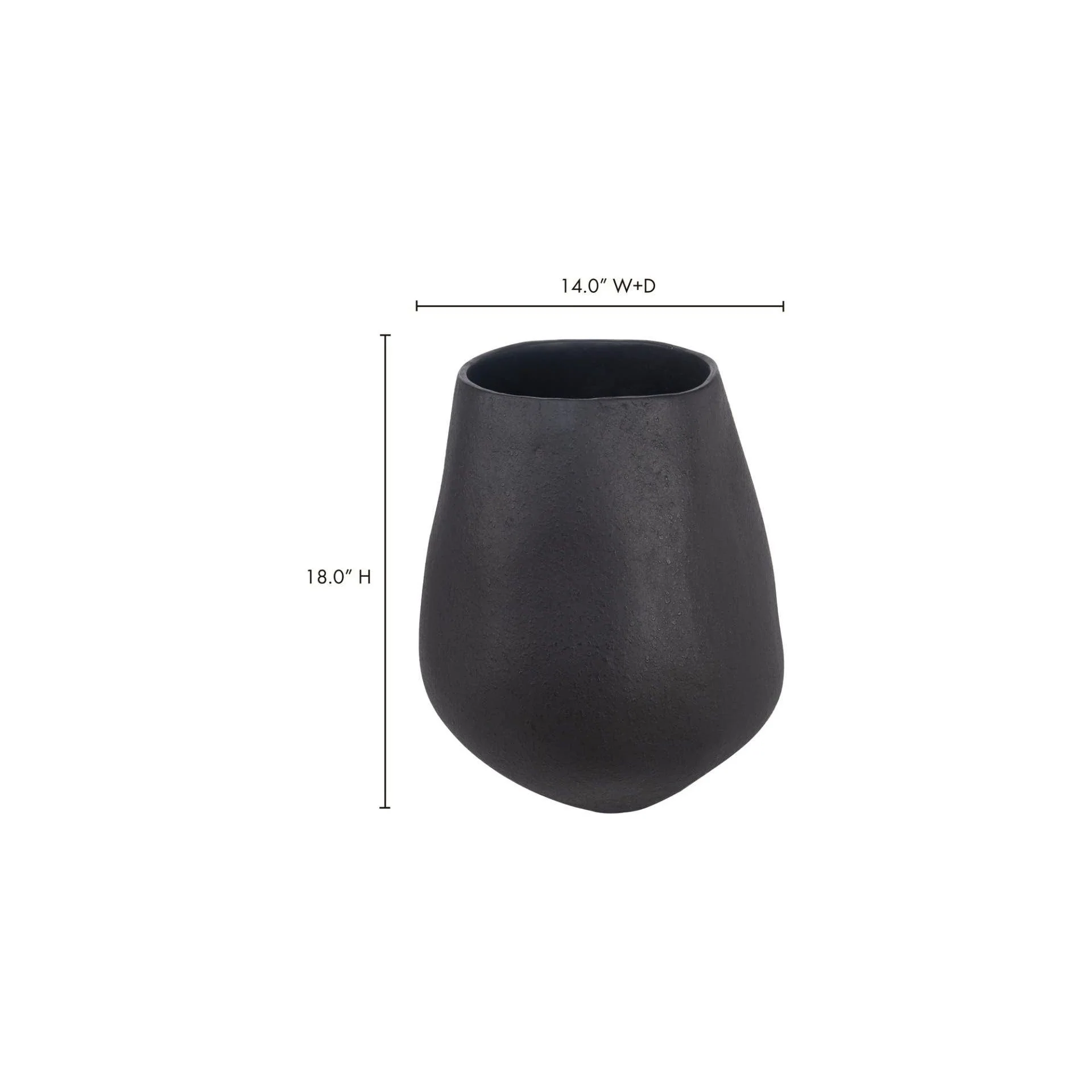 Moe's Home Voss Decorative Vessel Black - Image 8