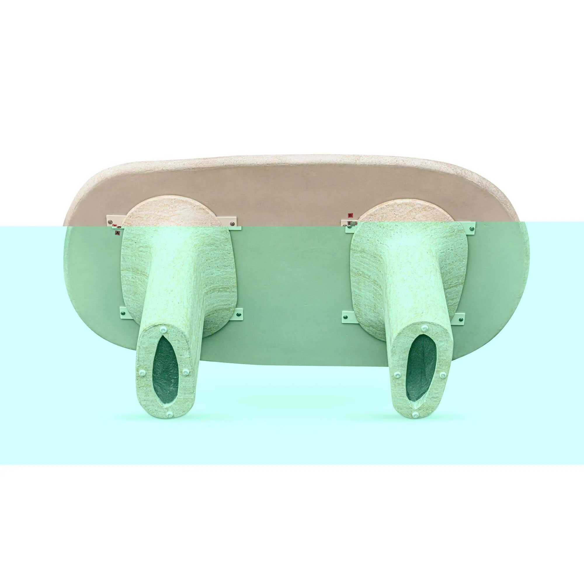 Moe's Home Warby Outdoor Dining Table Beige - Image 10