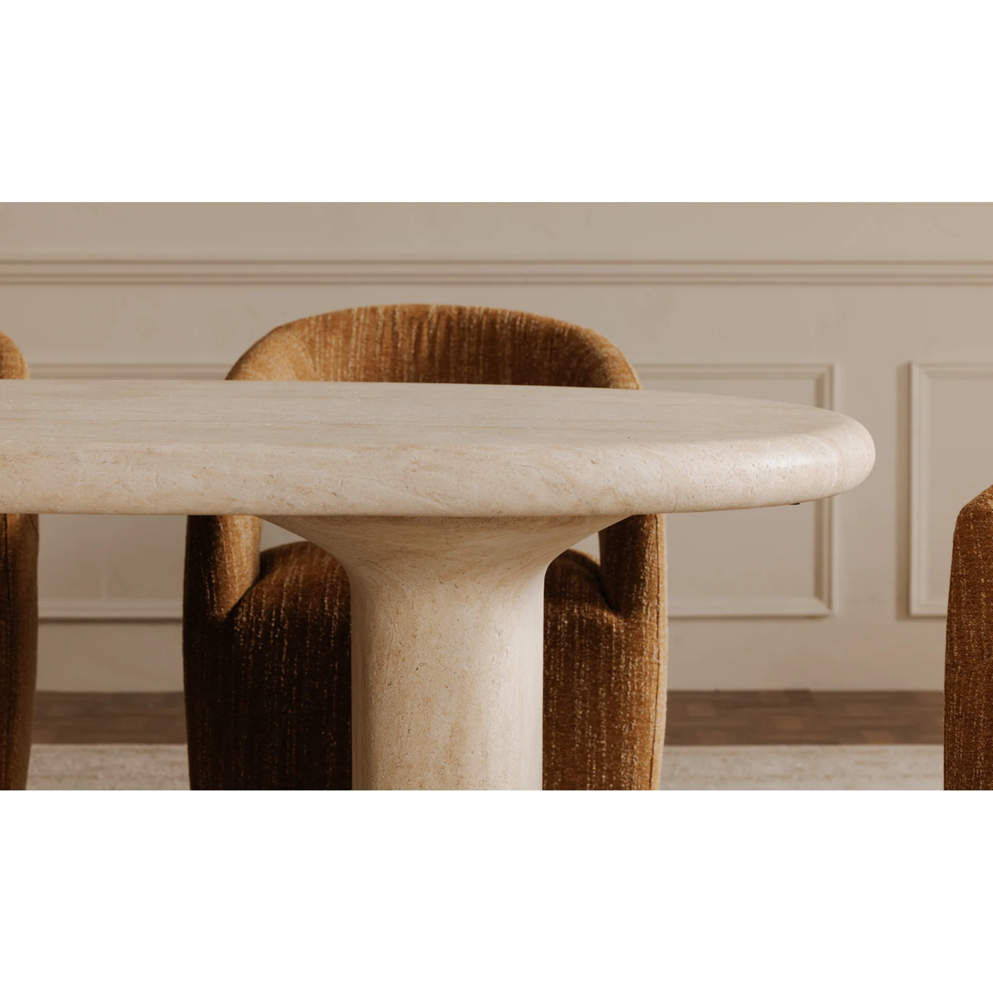 Moe's Home Warby Outdoor Dining Table Beige - Image 7