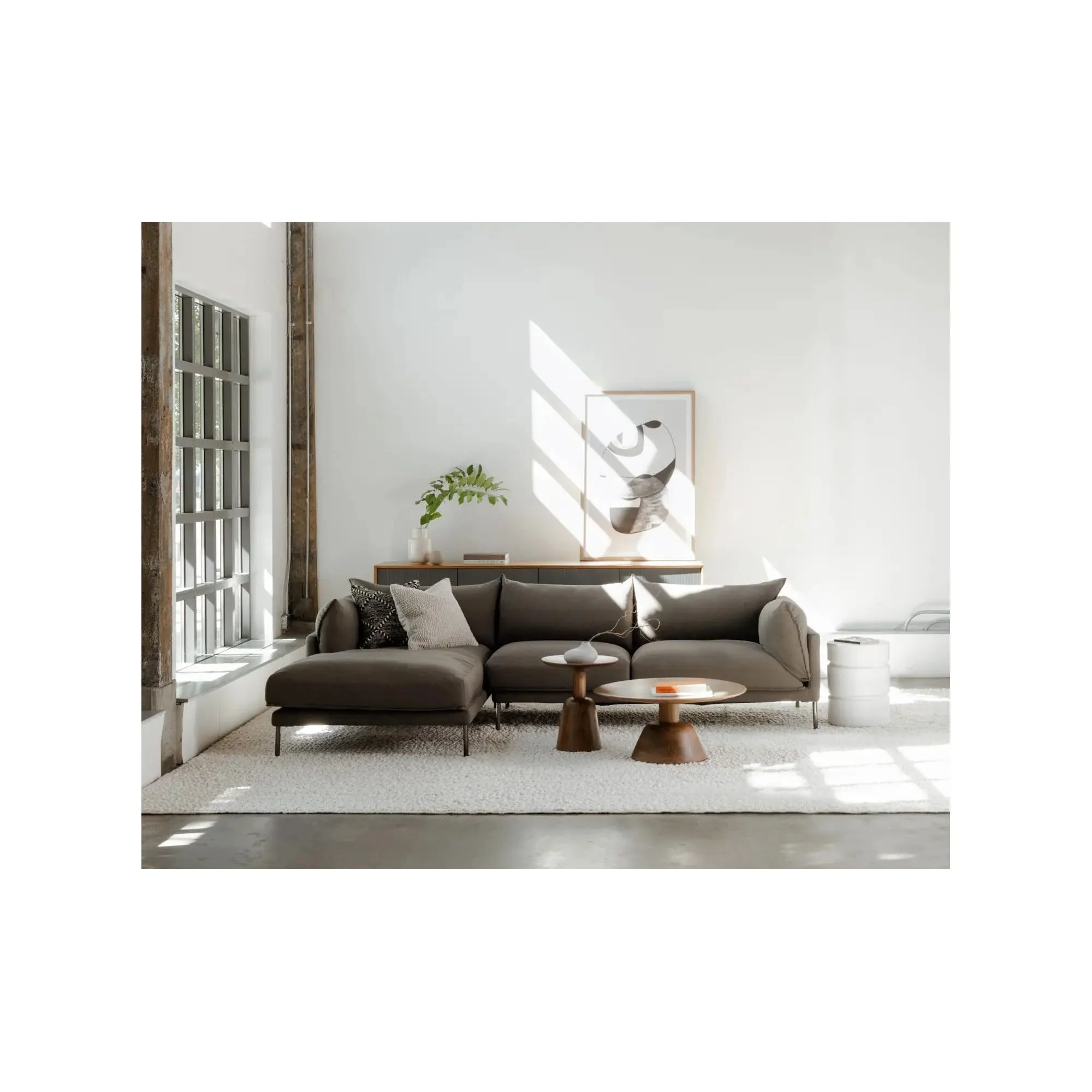 Moe's Home Collection Whim White Accent Table - Image 2