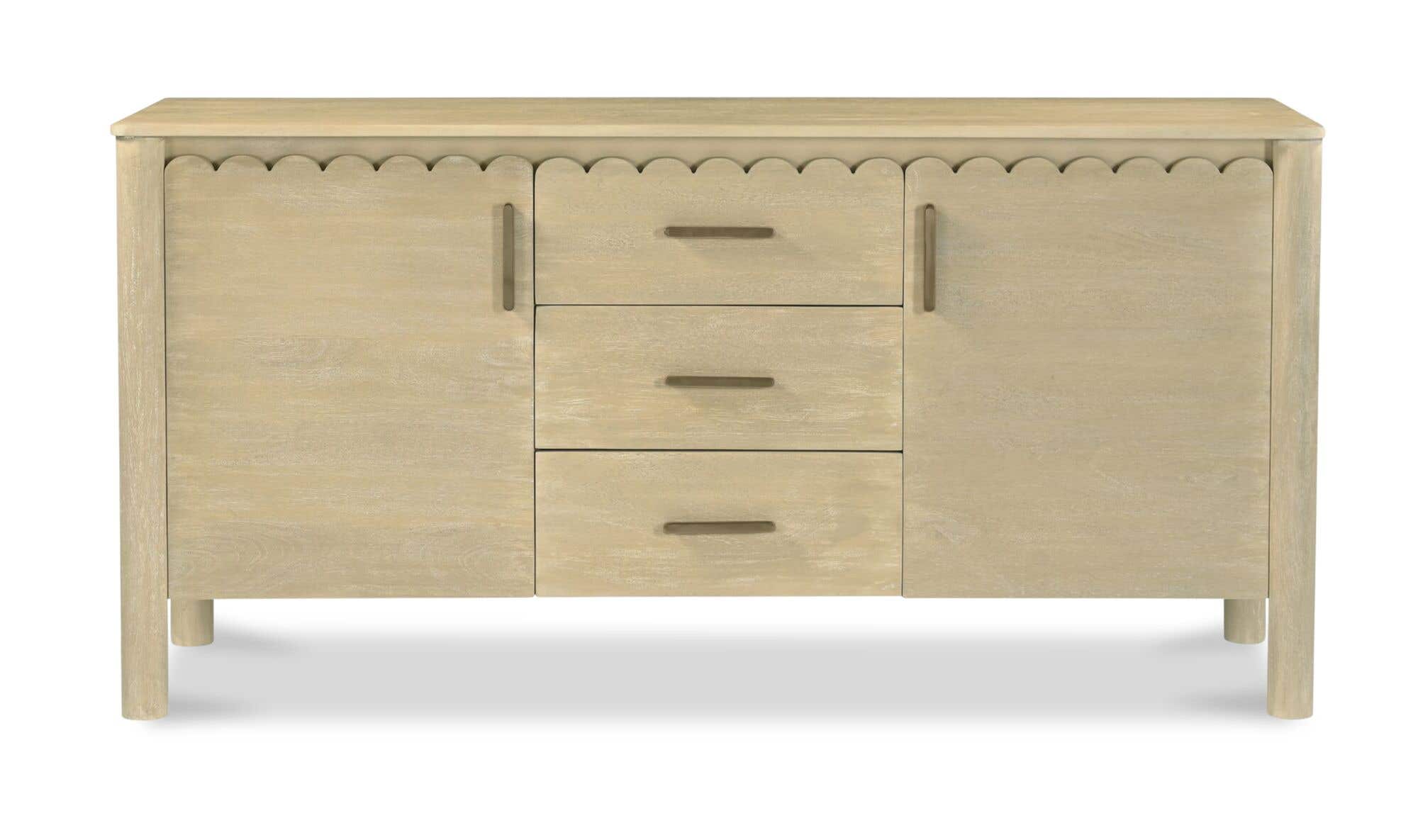 Moe's Home Wiley 3 Drawer Sideboard Natural - Image 13