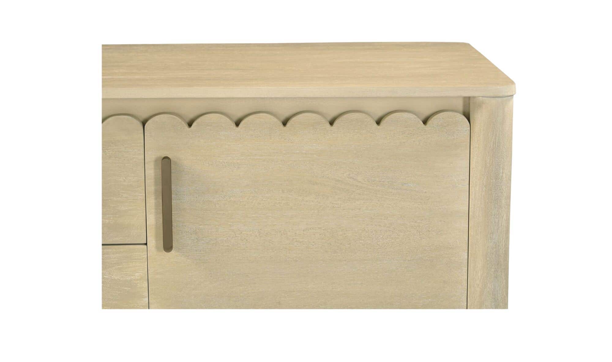 Moe's Home Wiley 3 Drawer Sideboard Natural - Image 5