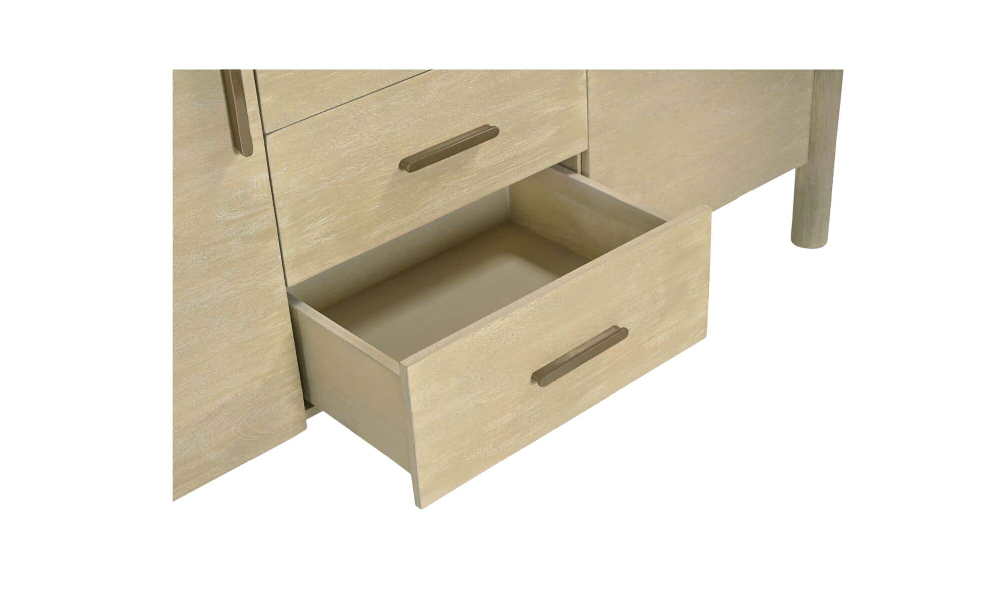 Moe's Home Wiley 3 Drawer Sideboard Natural - Image 6
