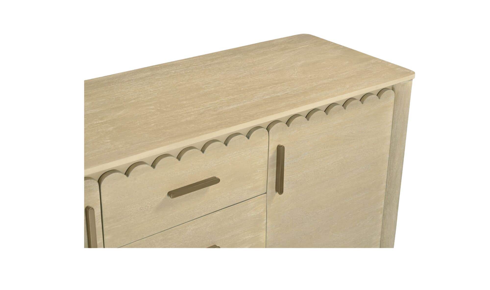 Moe's Home Wiley 3 Drawer Sideboard Natural - Image 7