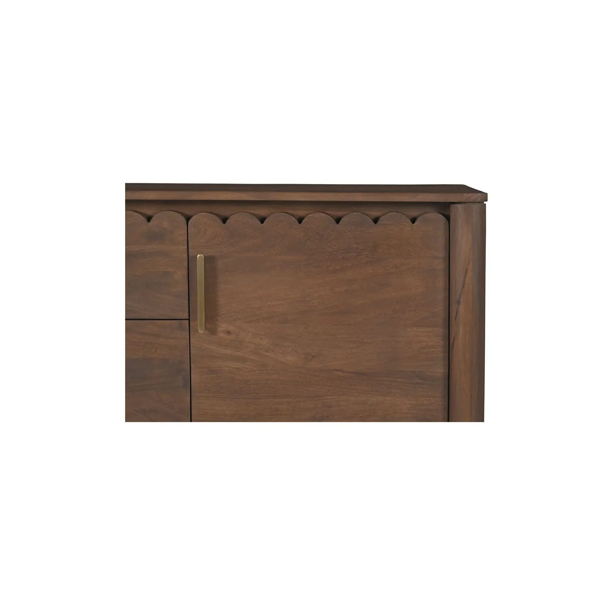 Moe's Home Collection Wiley Vintage Brown 3 Drawer Sideboard - Image 15